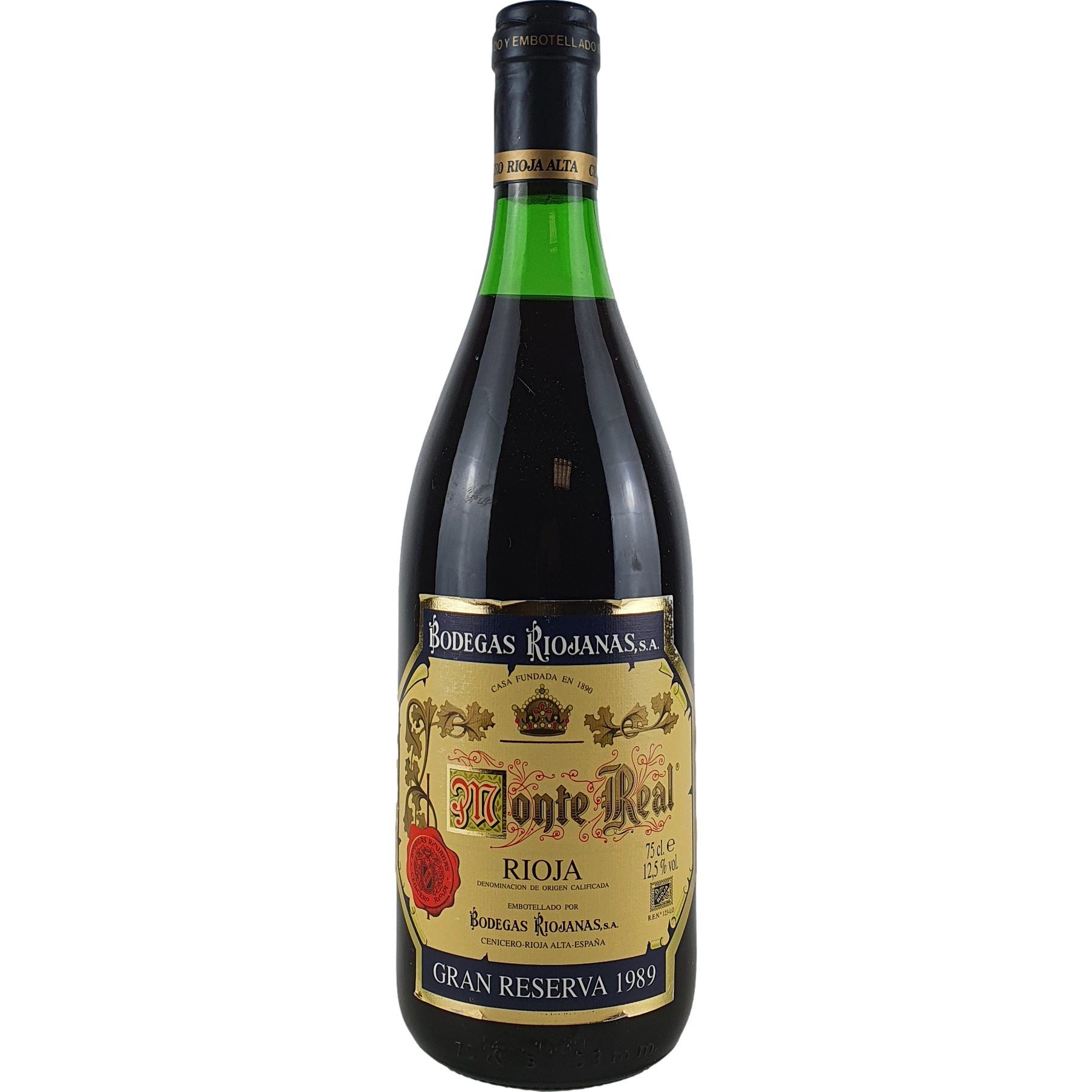 Bodegas Riojanas Monte Real Gran Reserva 1989 - 0,75l GW000237