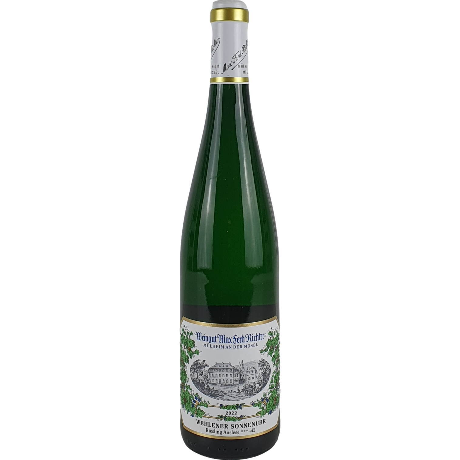 Max Ferd. Richter Wehlener Sonnenuhr Riesling Auslese *** Fass 42   2022 - 0,75l