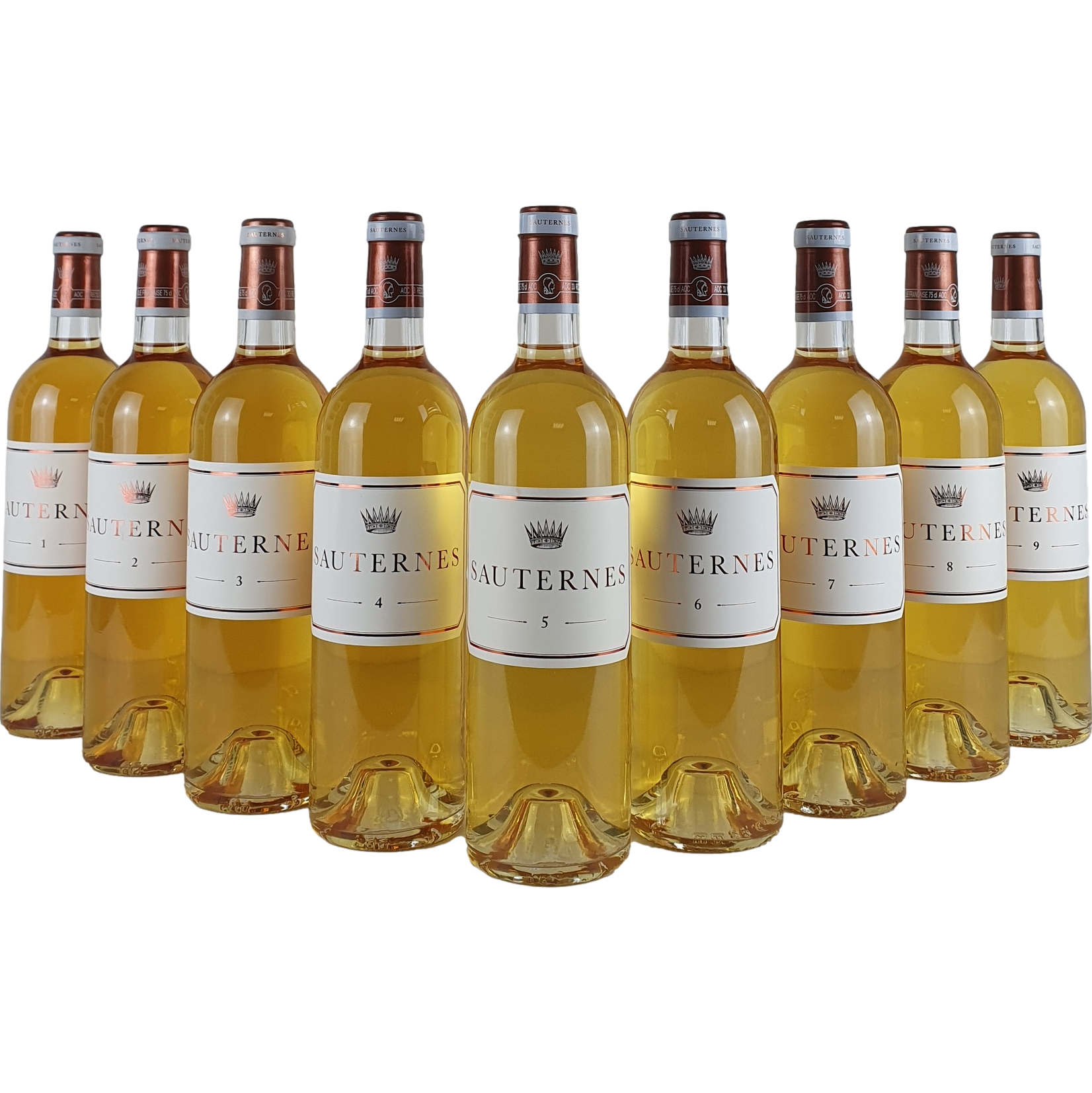 Chateau d'Yquem - Sauternes No. 1-2-3-4-5-6-7-8-9 (release 2014-2022) - 9*0,75l GW000267-1