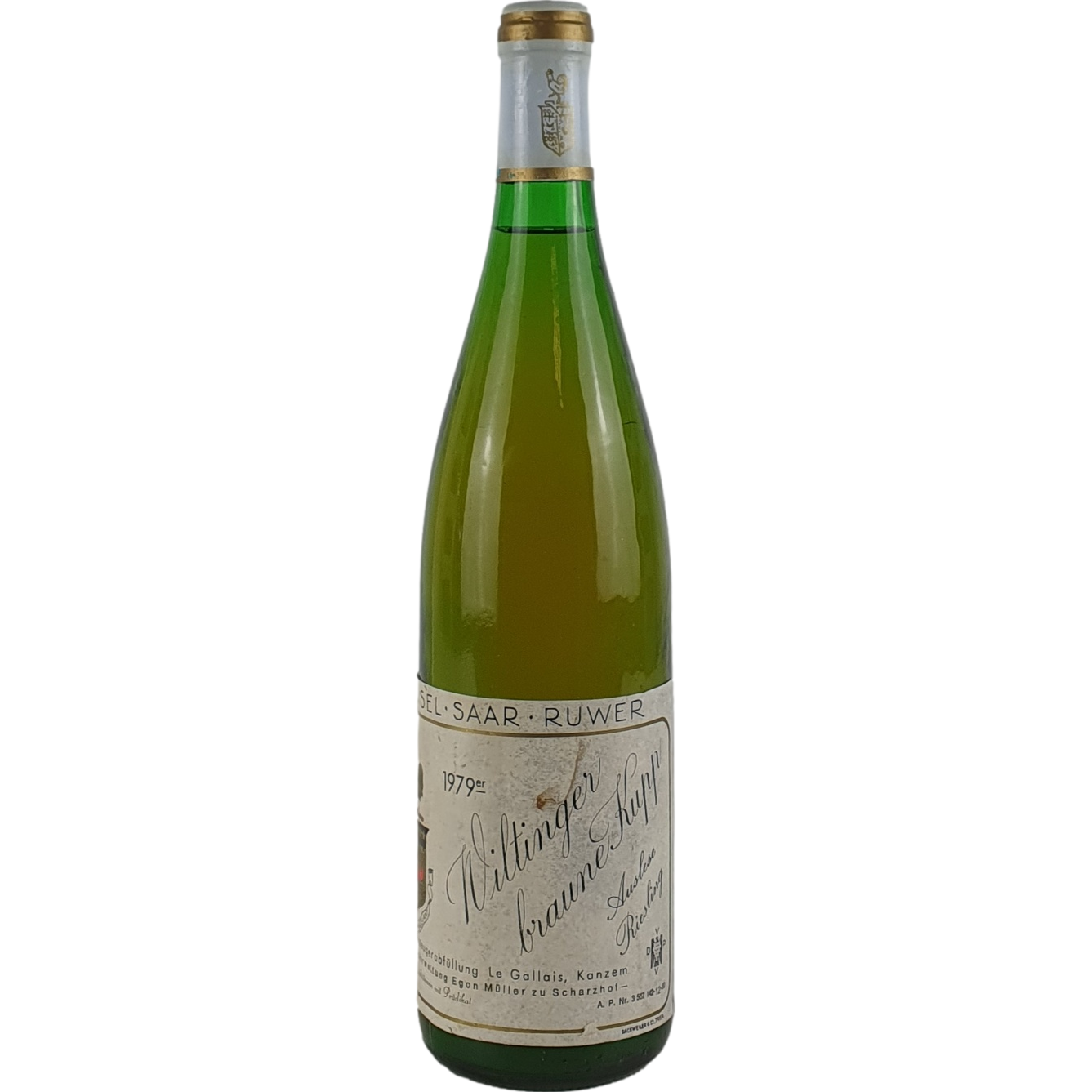 Le Gallais 'Egon Müller zu Scharzhof' - Wiltinger braune Kupp Riesling Auslese    1979  - 0,75l AR001181