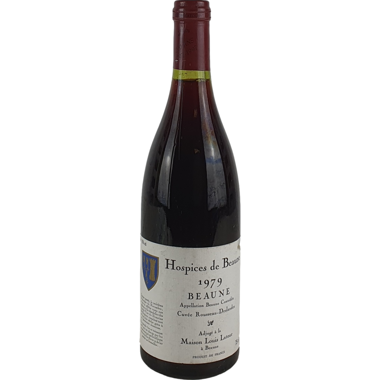 Louis Latour Hospices de Beaune  Beaune Cuvee Rousseau Deslandes      1979  - 0,75l GW001086