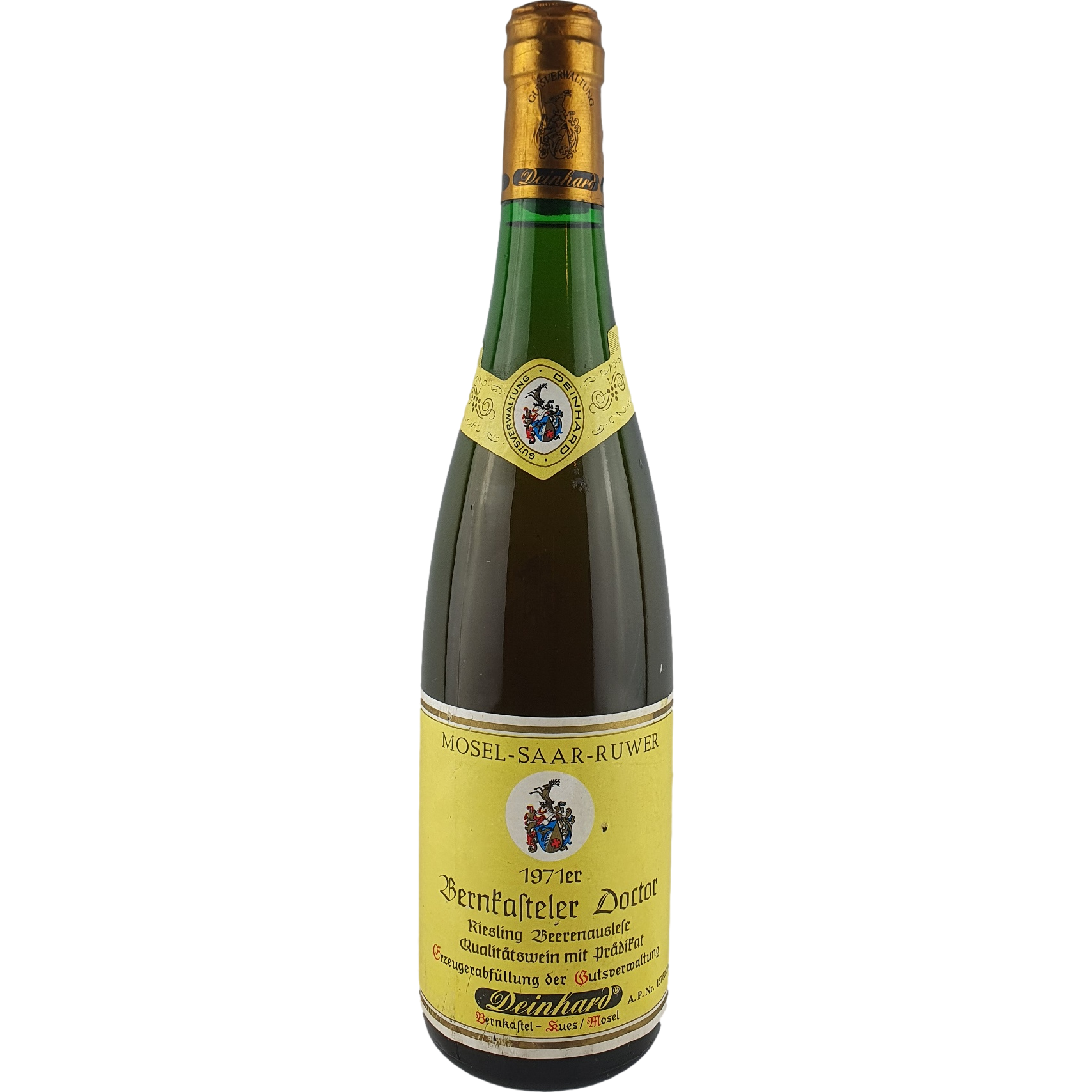 Deinhard - Bernkasteler Doctor Riesling Beerenauslese   1971 - 0,7 l AR000333