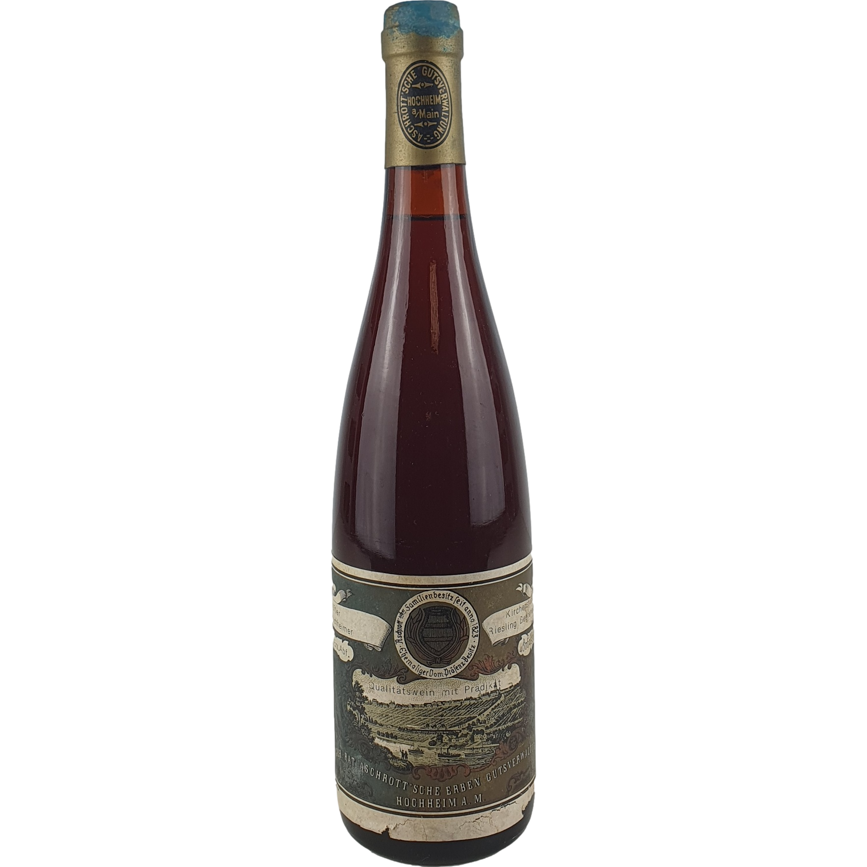 Geh. Rat Aschrott'sche Erben - Hochheimer Kirchenstück Riesling Beerenauslese    1971  - 0,7l AR001093