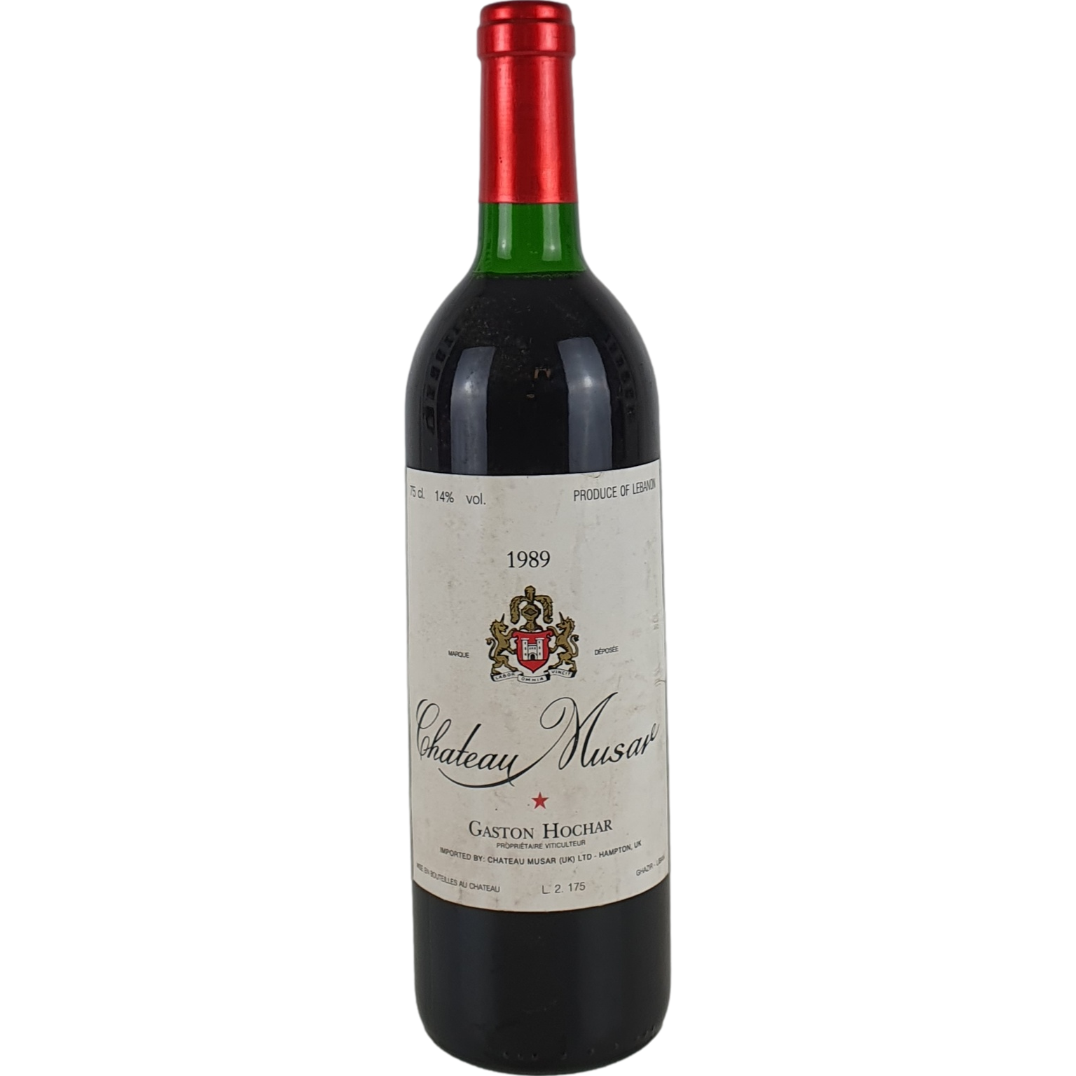 Chateau Musar        1989 - 0,75l GW000522