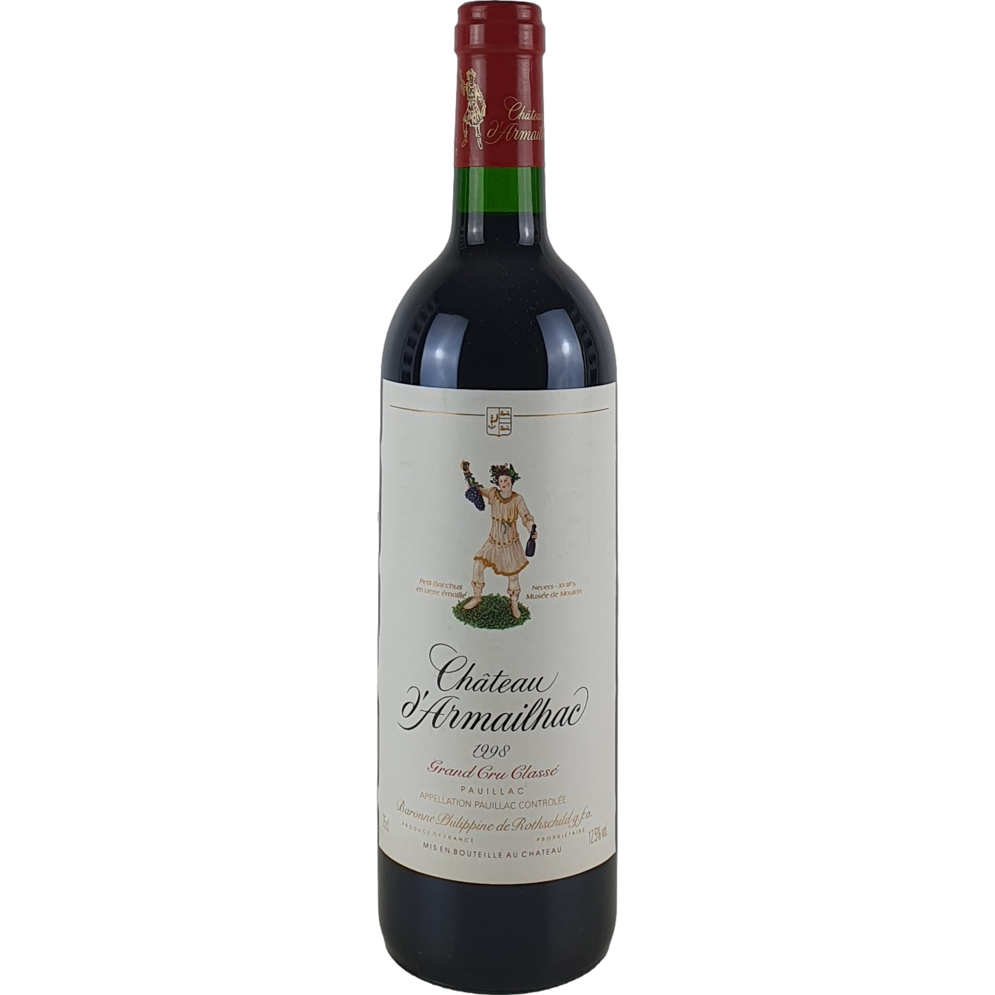 Chateau d'Armailhac    Pauillac   1998  - 0,75l MP000063