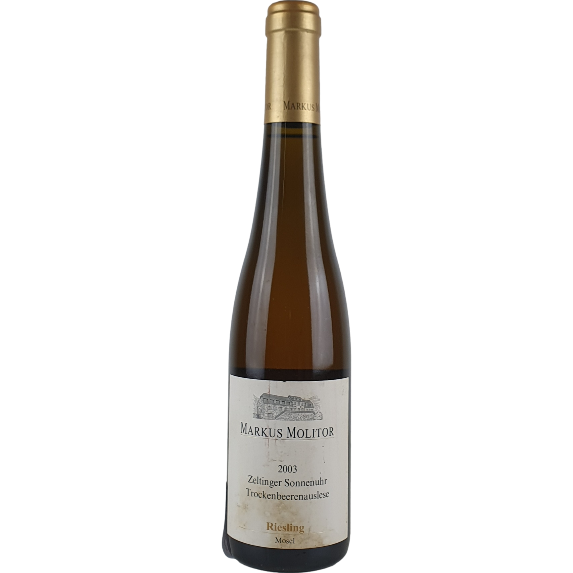 Markus Molitor - Zeltinger Sonnenuhr Riesling Trockenbeerenauslese Goldkapsel  2003 - 0,375 l AR000817