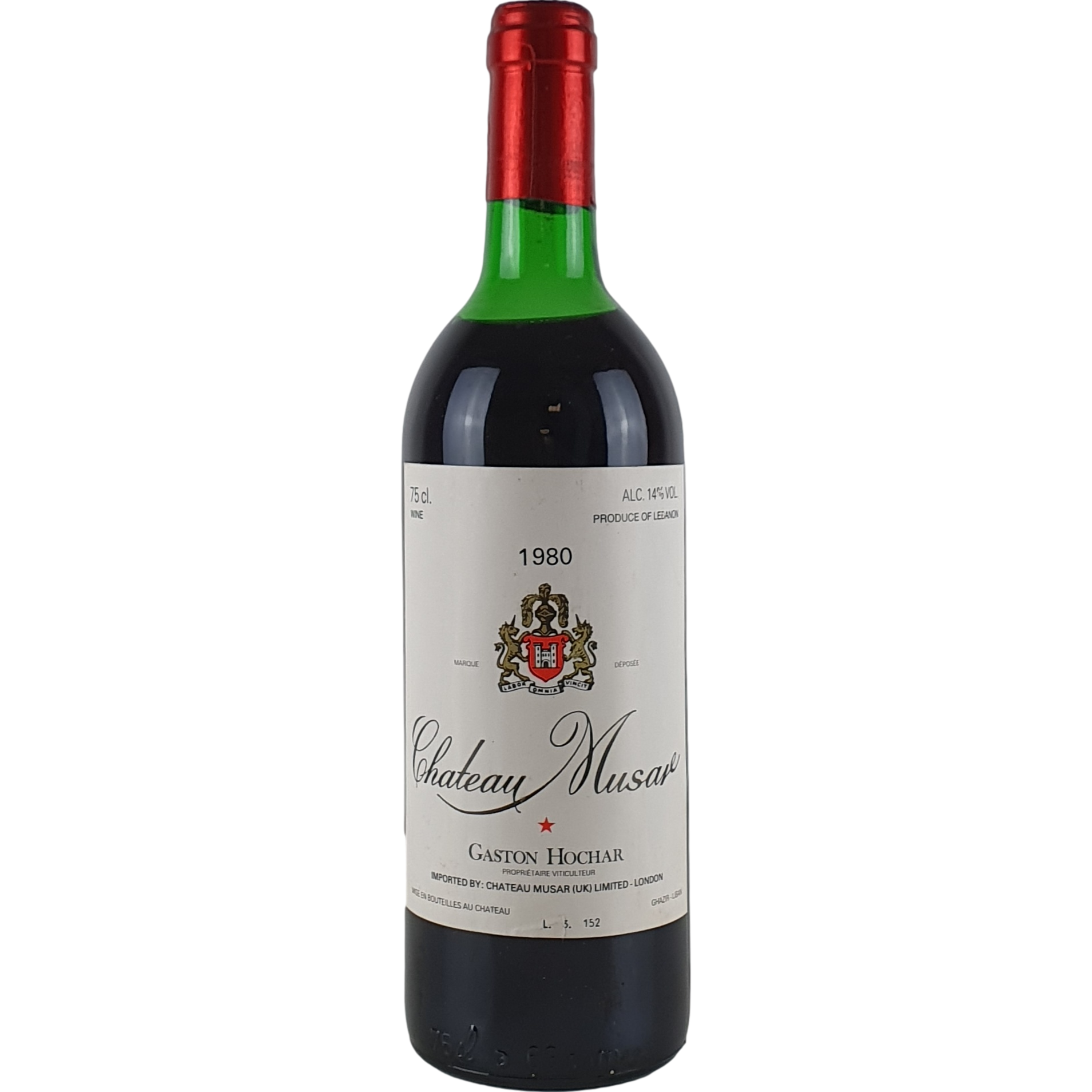 Chateau Musar 1980 - 0,75 GW000149