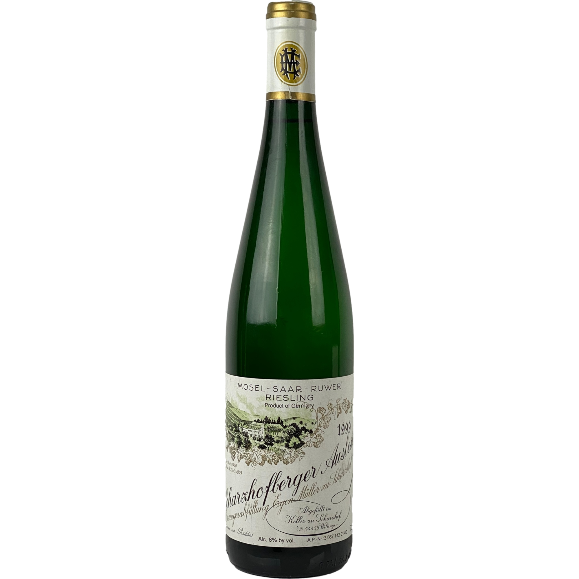 Egon Müller Scharzhof - Scharzhofberger Riesling Auslese 1999 (AP-Nr. 21) - 0,75l AR000961
