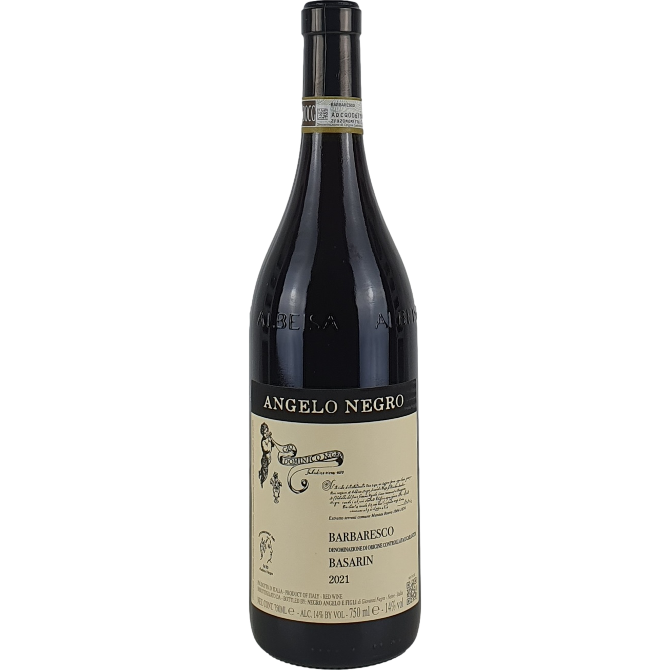 Angelo Negro Basarin Barbaresco     DOCG 2021  - 0,75l GW001214