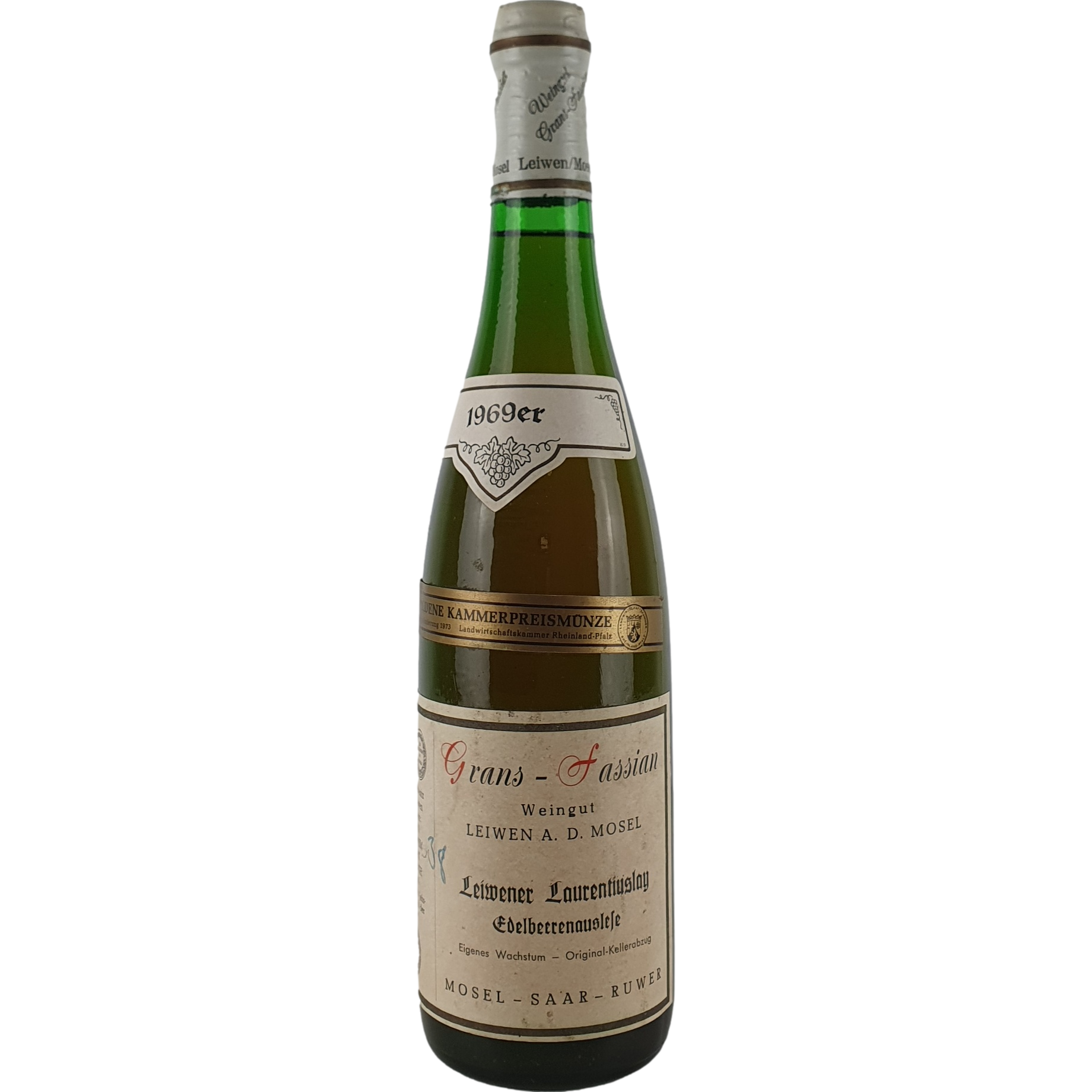 Grans-Fassian - Leiwener Lauretiuslay Riesling Edelbeerenauslese   1969 - 0,7 l AR000307