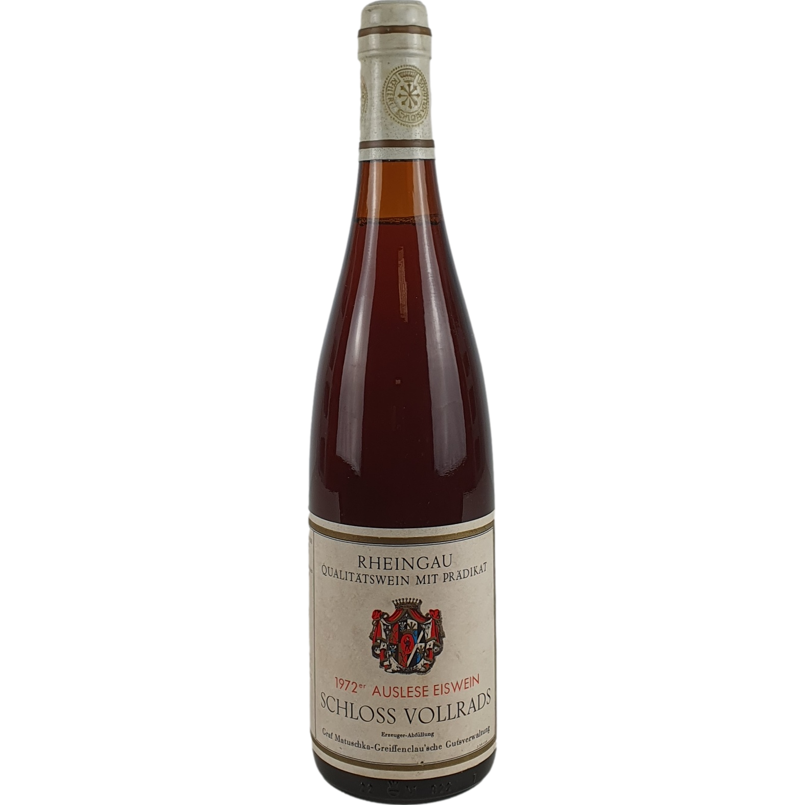 Schloss Vollrads - Schloss Vollrads Riesling Eiswein-Auslese    1972  - 0,7l AR001135