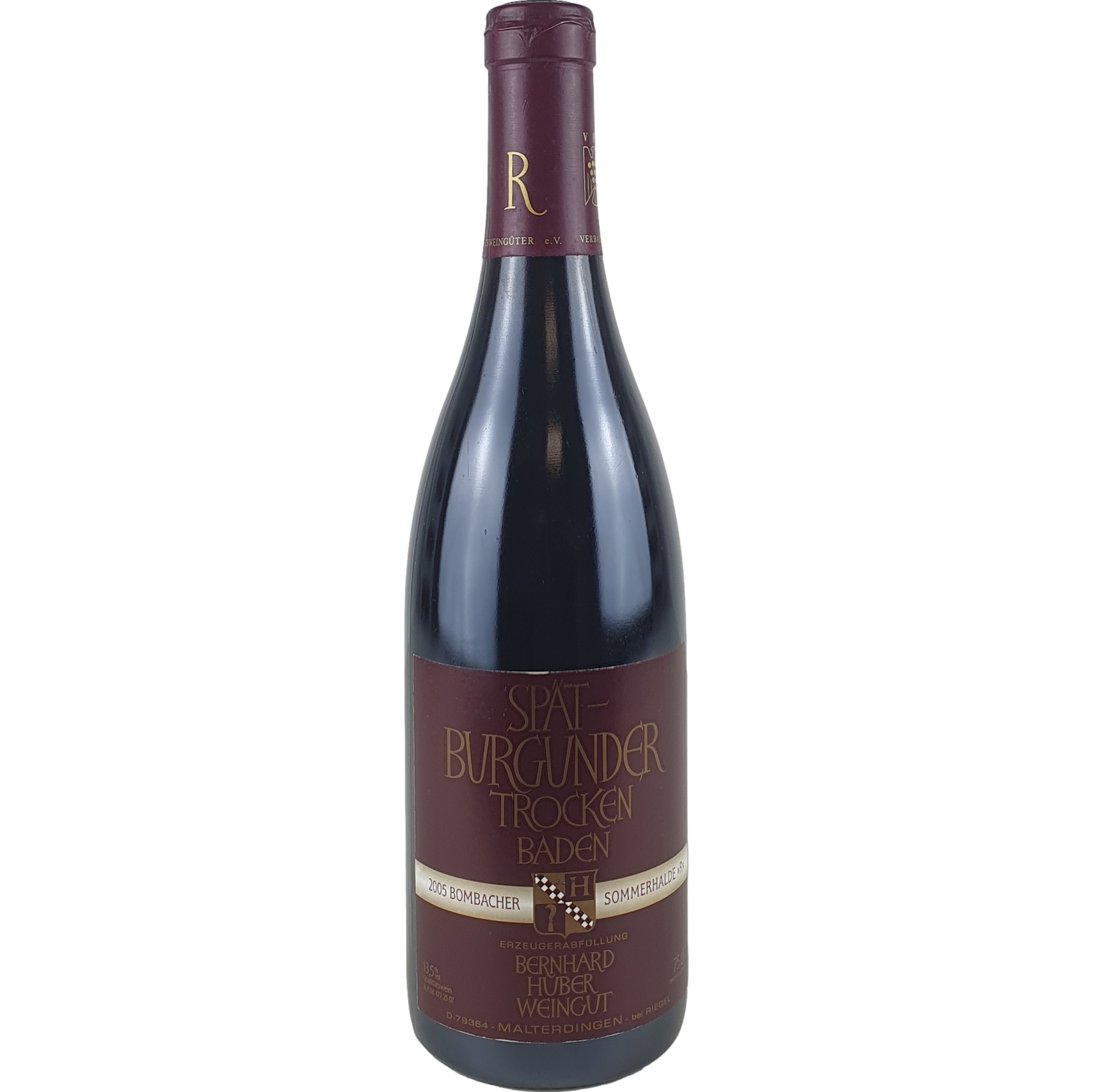Bernhard Huber - Sommerhalde Spätburgunder GG - Großes Gewächs   2005  - 0,75l AR001023
