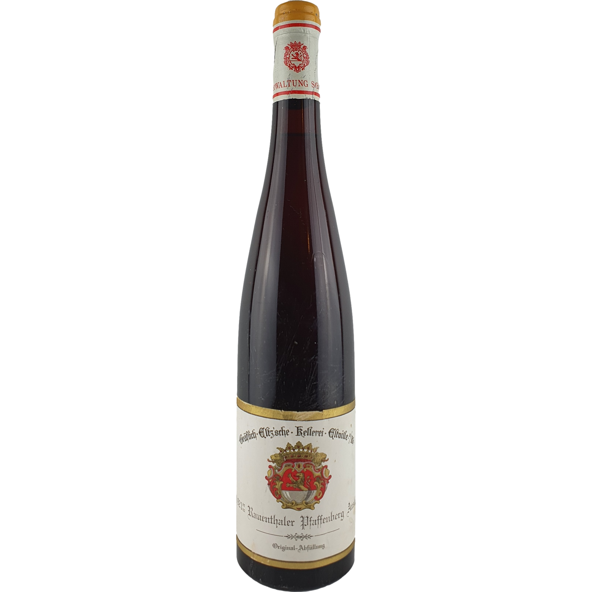 Schloss Eltz - Rauenthaler Pfaffenberg Riesling Auslese   1921 - 0,7 l AR000047