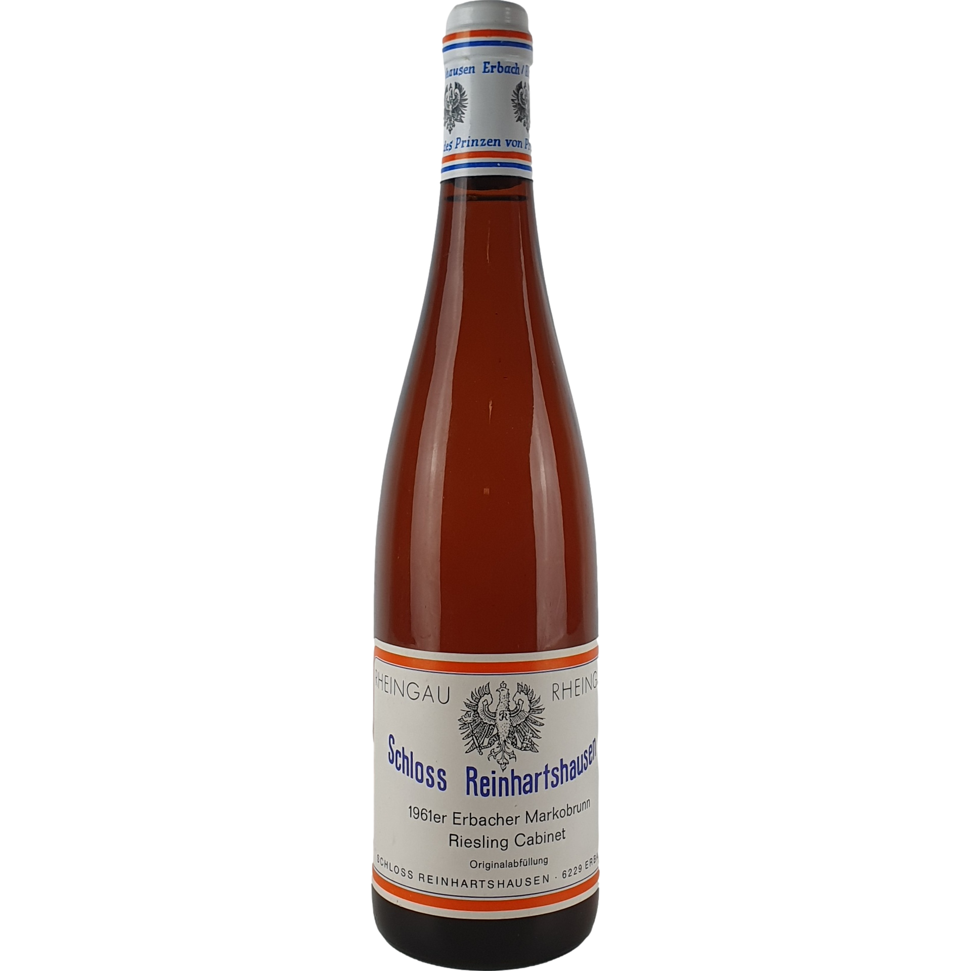 Schloss Reinhartshausen - Erbacher Markobrunn Riesling Kabinett Cabinet   1961 'ex Chateau 2018' - 0,7 l AR000251