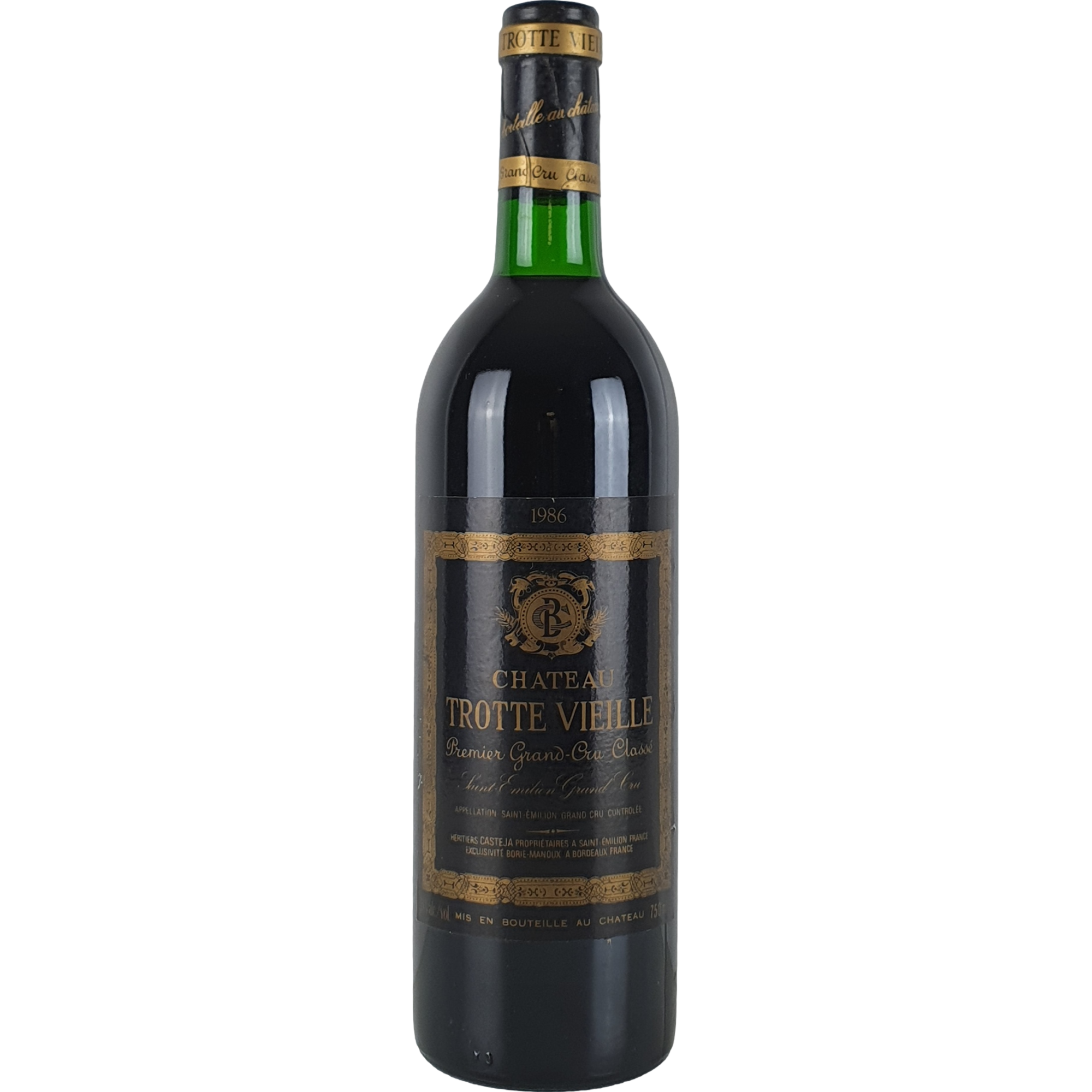 Chateau Trotte Vieille - Saint-Emilion     1986 - 0,75 l AR000680