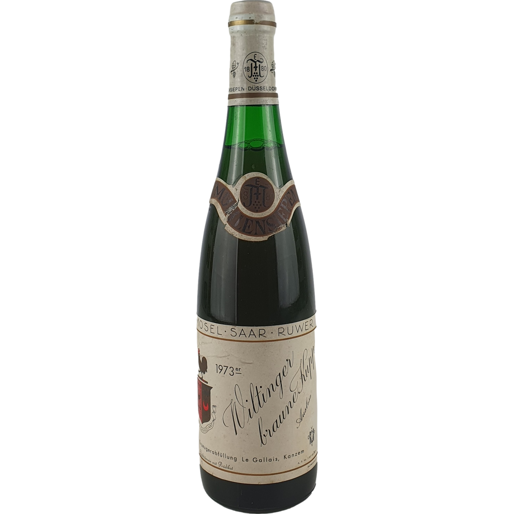 Le Gallais 'Egon Müller zu Scharzhof' - Wiltinger braune Kupp Riesling Auslese    1973  - 0,7l AR001055