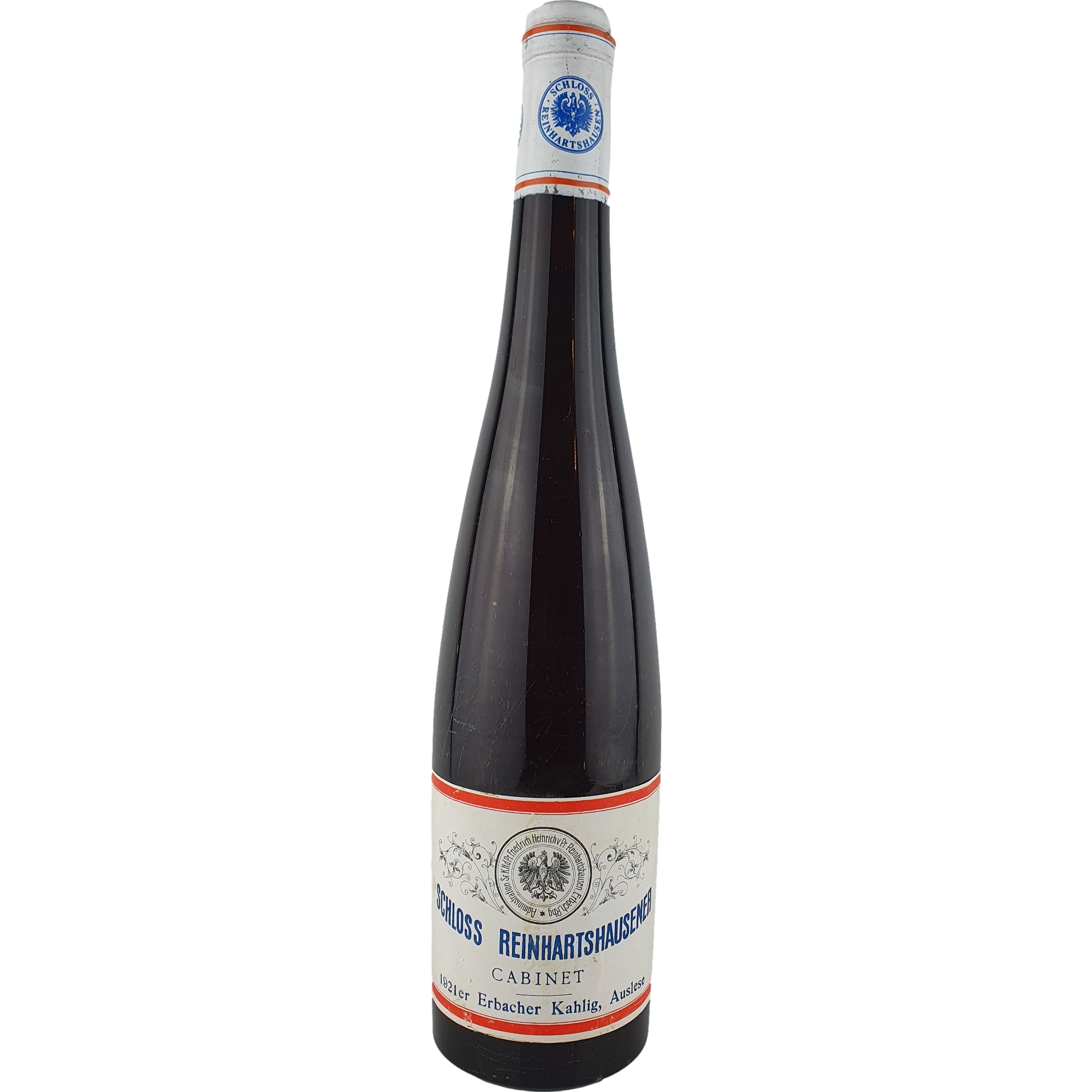 Schloss Reinhartshausen - Erbacher Kahlig Riesling Auslese Cabinet  1921 - 0,7 l AR000051