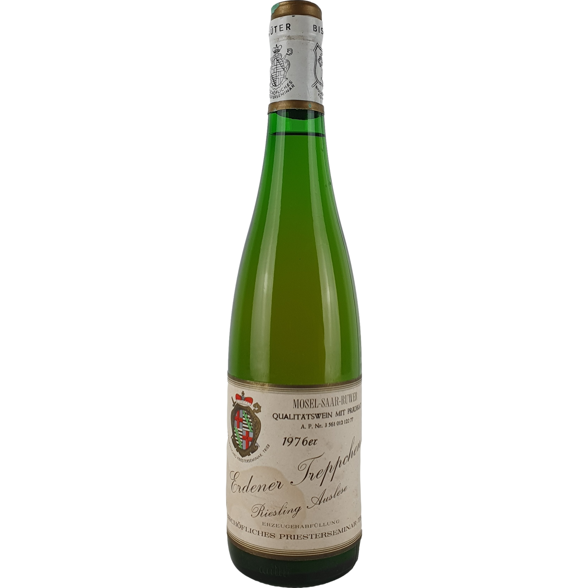 Bischöfliches Priesterseminar - Erdener Treppchen Riesling Auslese   1976 - 0,7 l AR000646