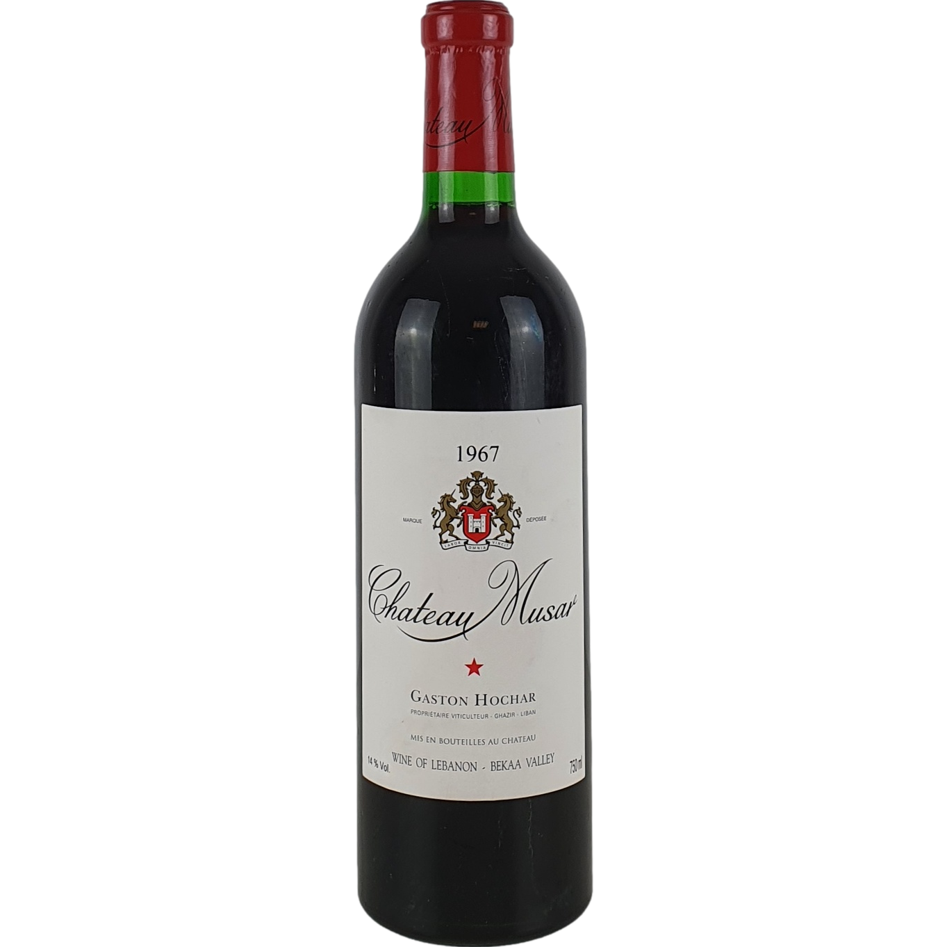 Chateau Musar Red 1967 'ex Chateau 2022' - 0,75l GW000387