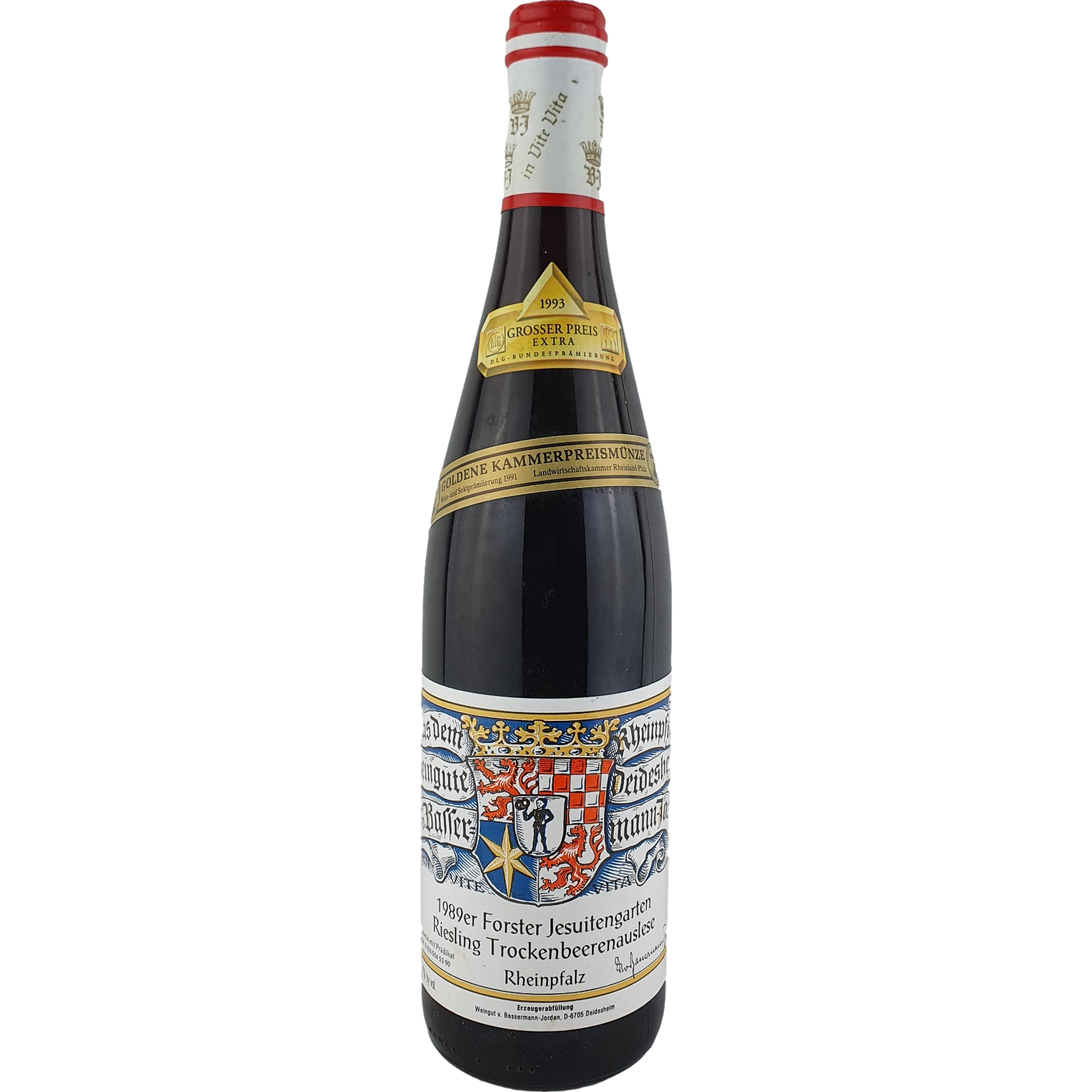Dr. von Bassermann-Jordan - Forster Jesuitengarten Riesling Trockenbeerenauslese 243° Oechsle  1989 - 0,75 l AR000483
