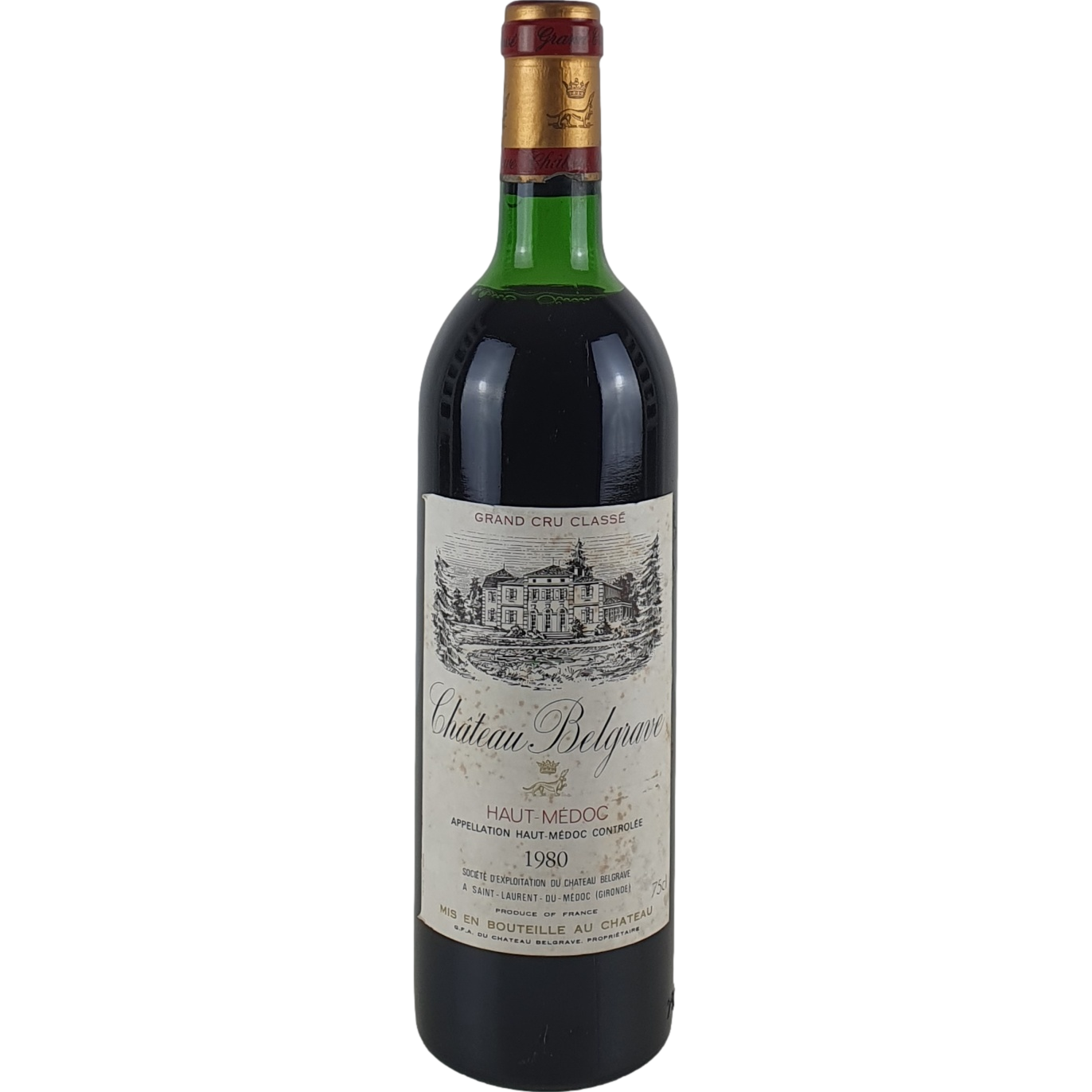 Chateau Belgrave    Haut-Medoc   1980  - 0,75l