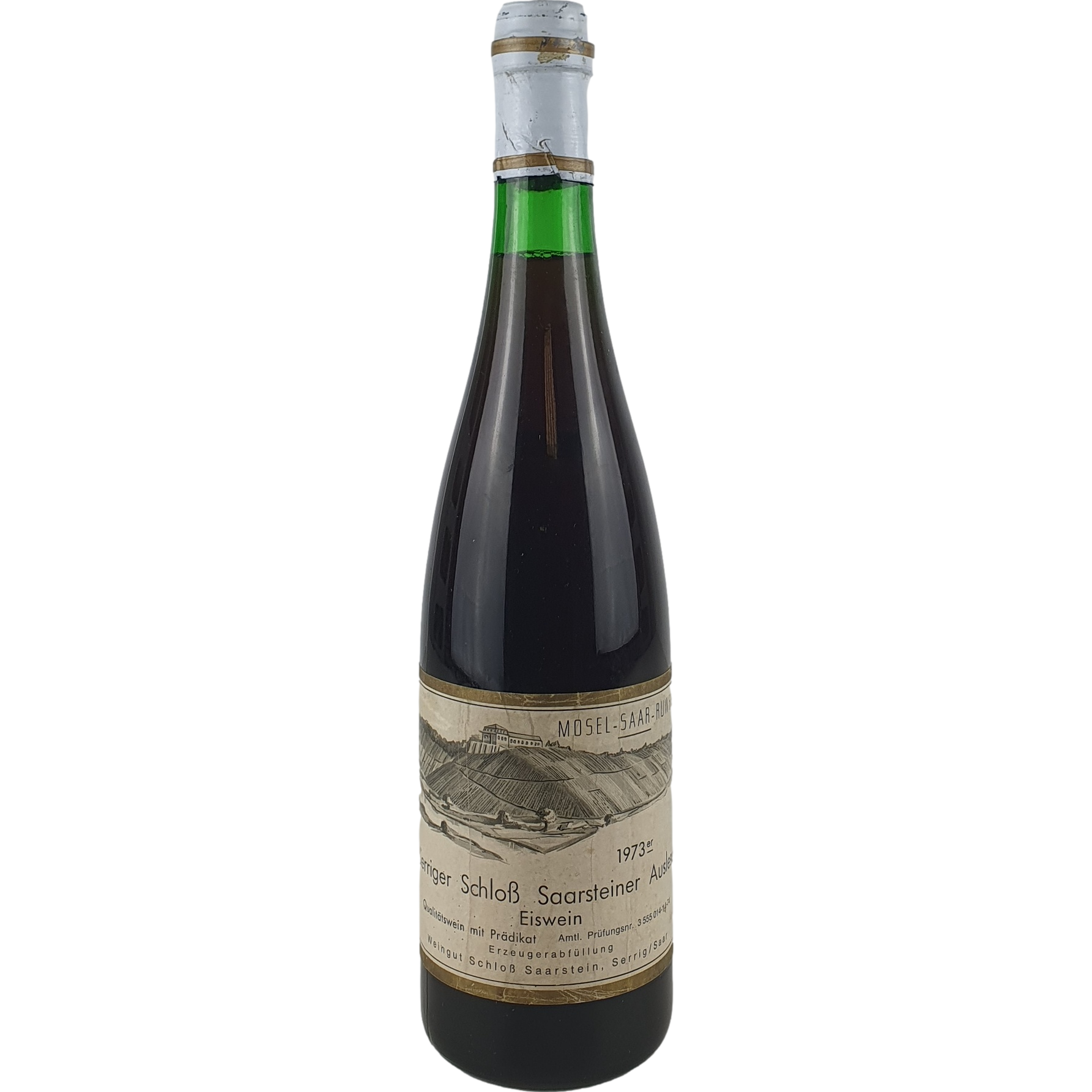 Schloss Saarstein - Serriger Schloß Saarsteiner Riesling Eiswein-Auslese    1973  - 0,75l AR001028