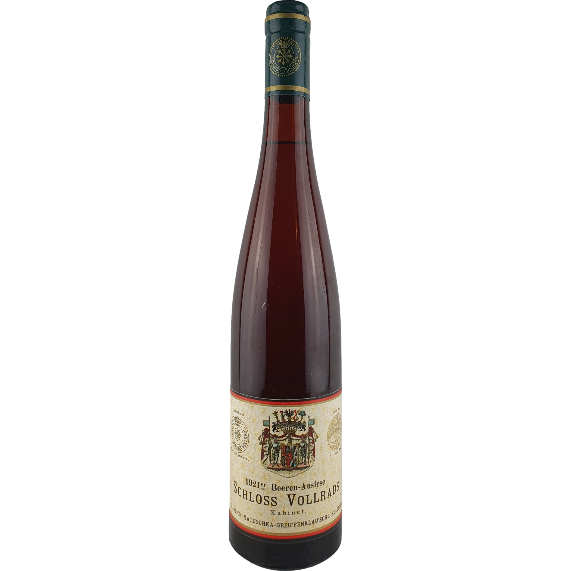 Schloss Vollrads - Schloss Vollrads Riesling Beerenauslese Cabinet  1921 - 0,7 l AR000058