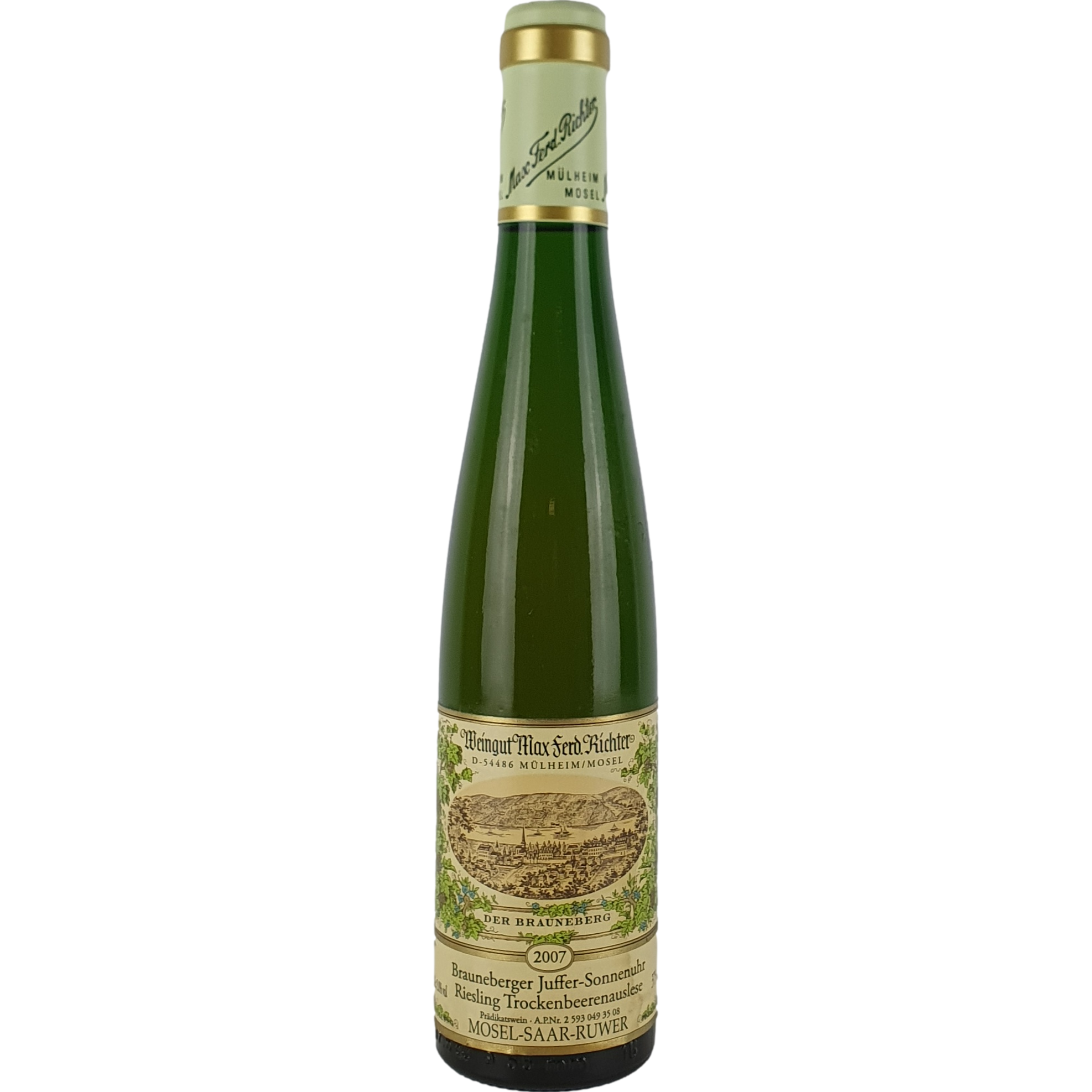 Max Ferd. Richter - Brauneberger Juffer-Sonnenuhr Riesling Trockenbeerenauslese   2007 - 0,375 l AR000583