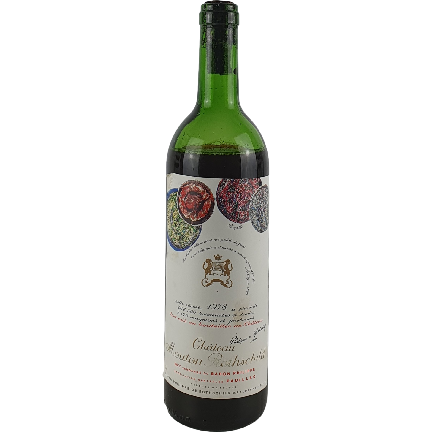 Chateau Mouton Rothschild (bad filling) 1978 - 0,75l GW001011