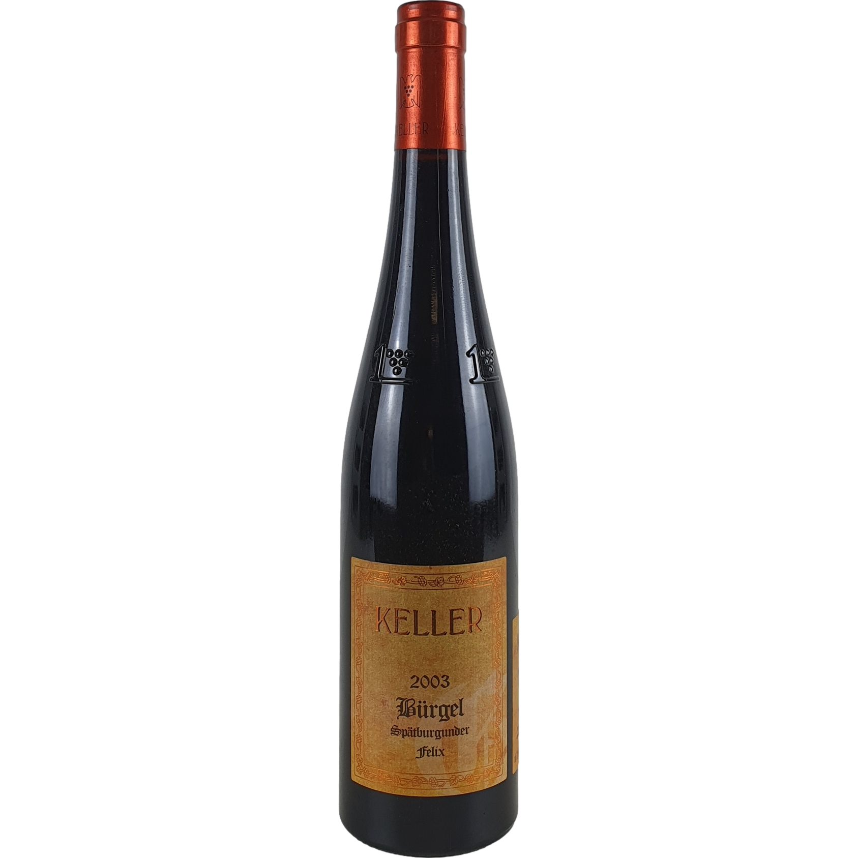 Klaus Peter Keller - Bürgel Spätburgunder Felix Spätburgunder GG - Großes Gewächs    2003  - 0,75l AR001127