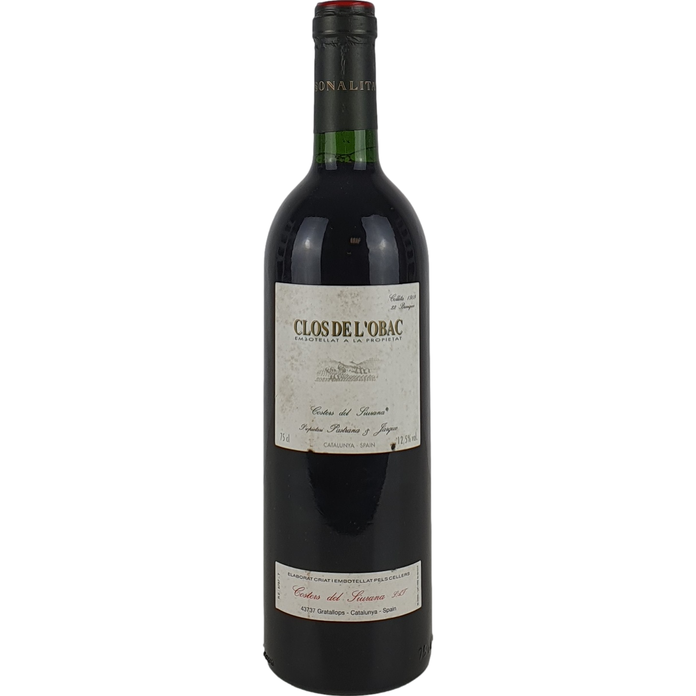 Clos de l'Obac 1989    - 0,75l GW000490