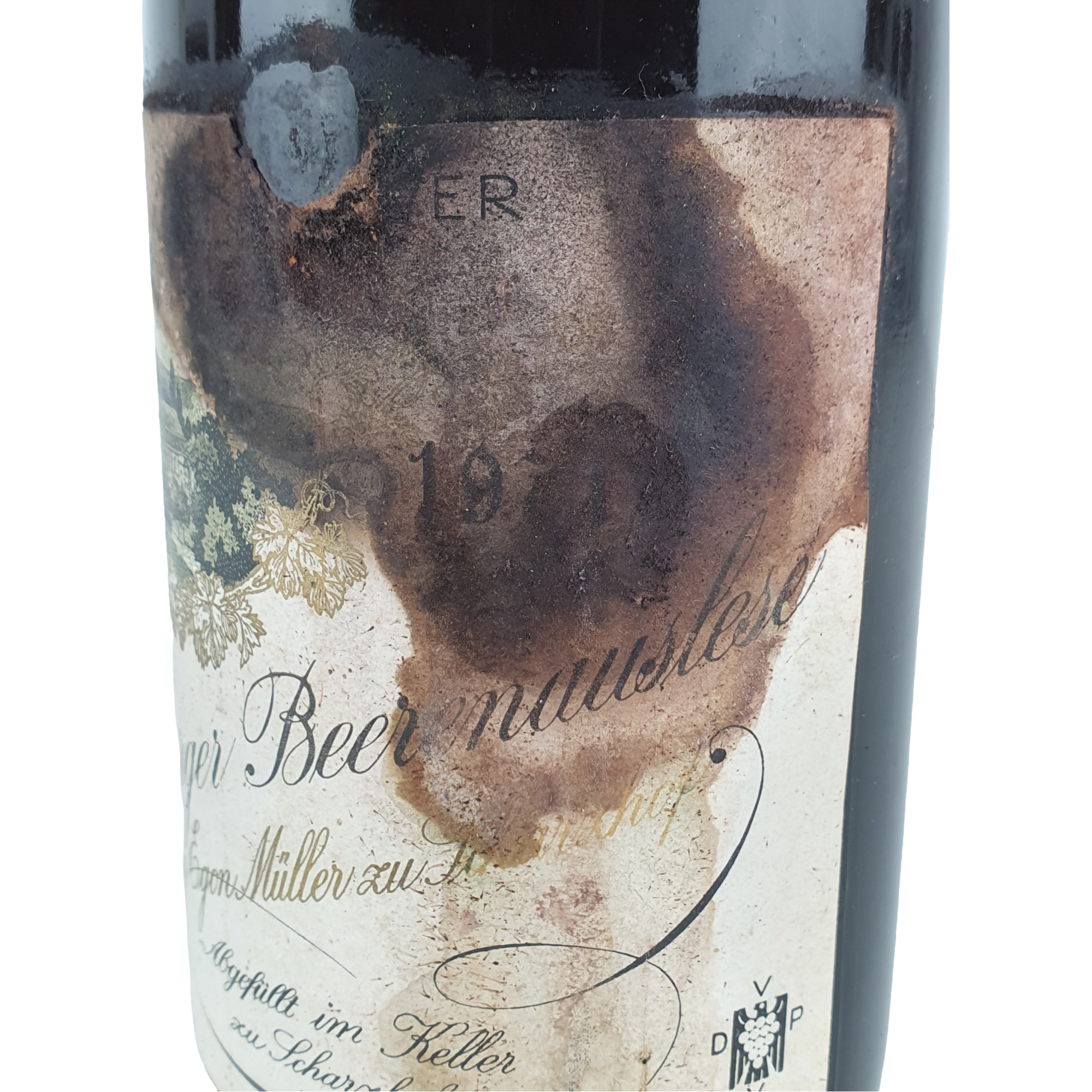 Egon Müller Scharzhof Scharzhofberger Riesling Beerenauslese Goldkapsel (damaged label) 1971 - 0,7l GW000920-2