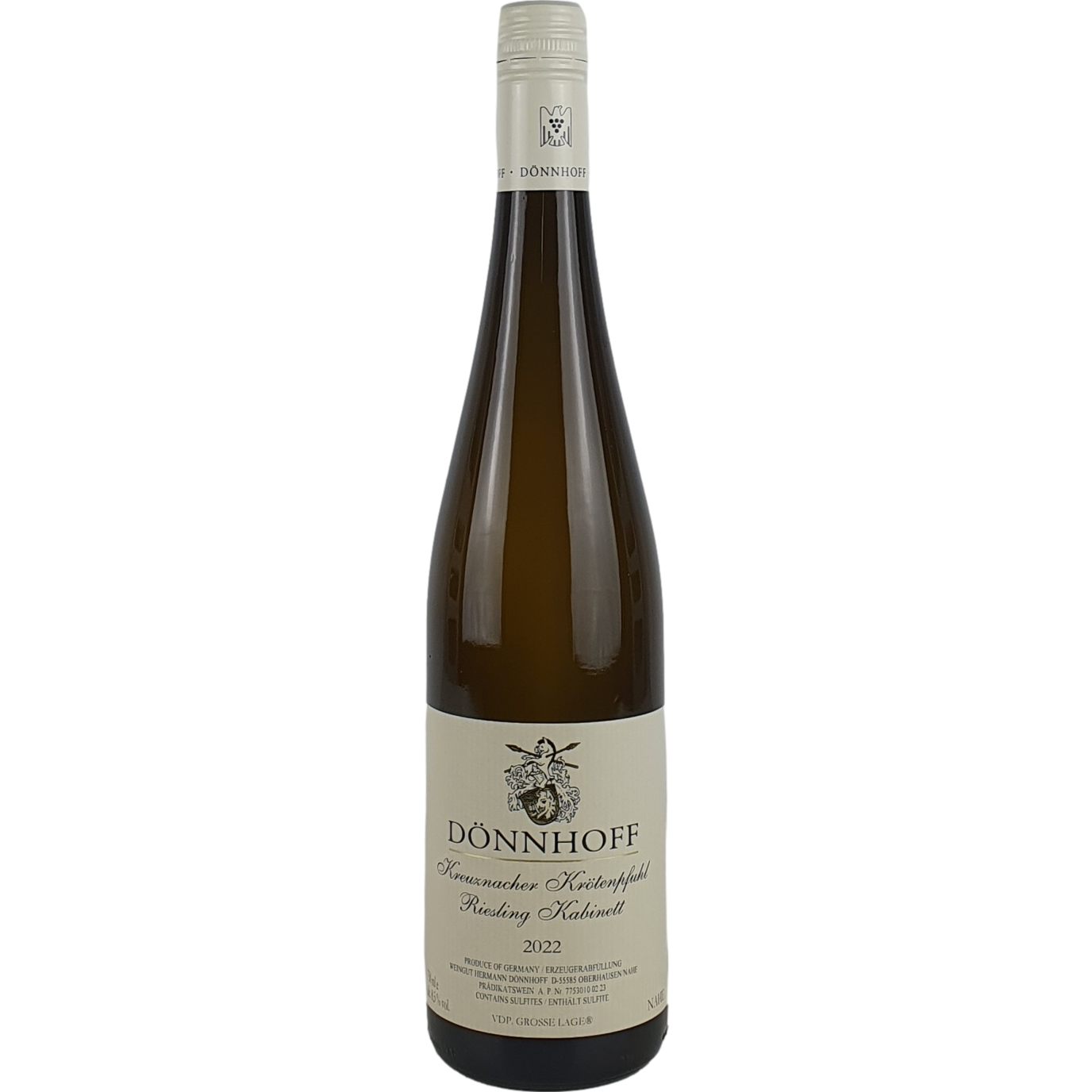 Dönnhoff Kreuznacher Krötenpfuhl Riesling Kabinett     2022 - 0,75l GW000621