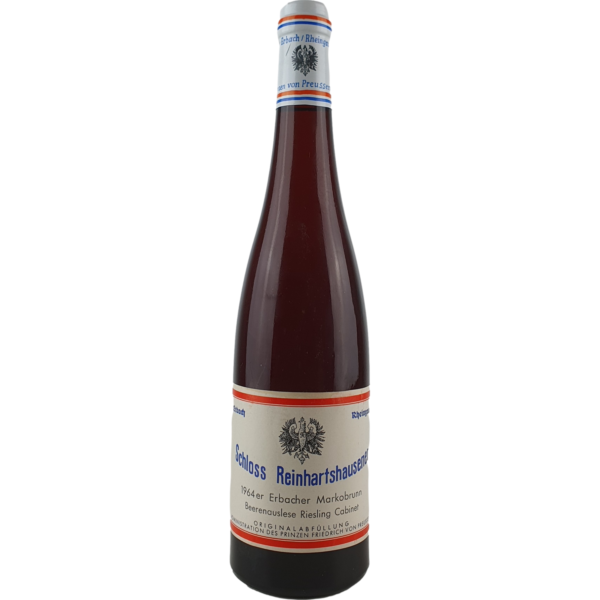 Schloss Reinhartshausen - Erbacher Markobrunn Riesling Beerenauslese Cabinet   1964 'ex Chateau 2018' - 0,7 l AR000283
