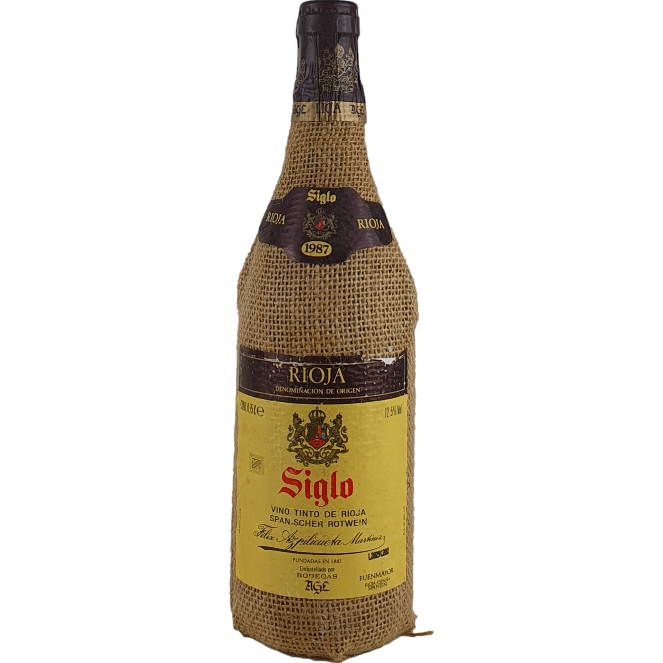 Bodegas Age Siglo       1987 - 0,75l GW000776