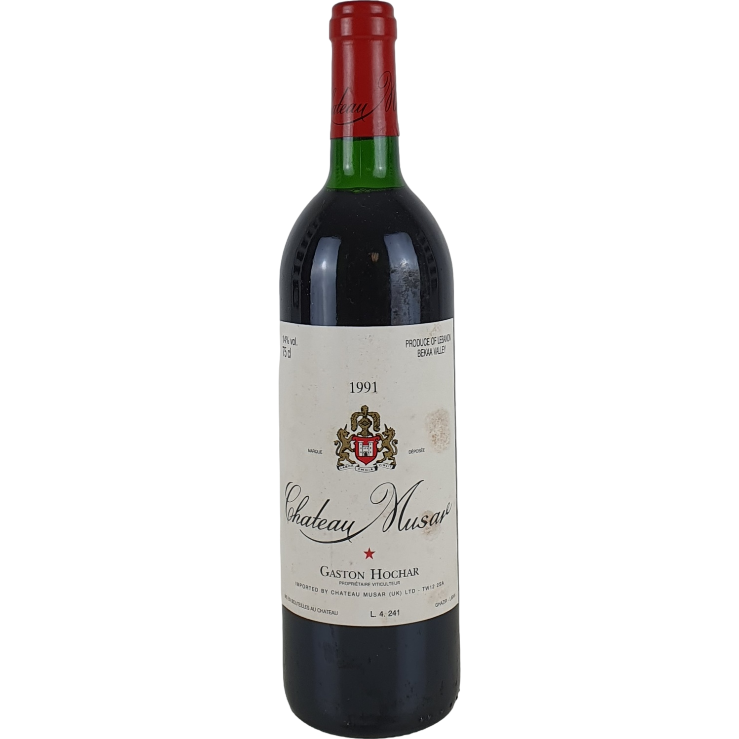 Chateau Musar         1991 - 0,75l GW000524