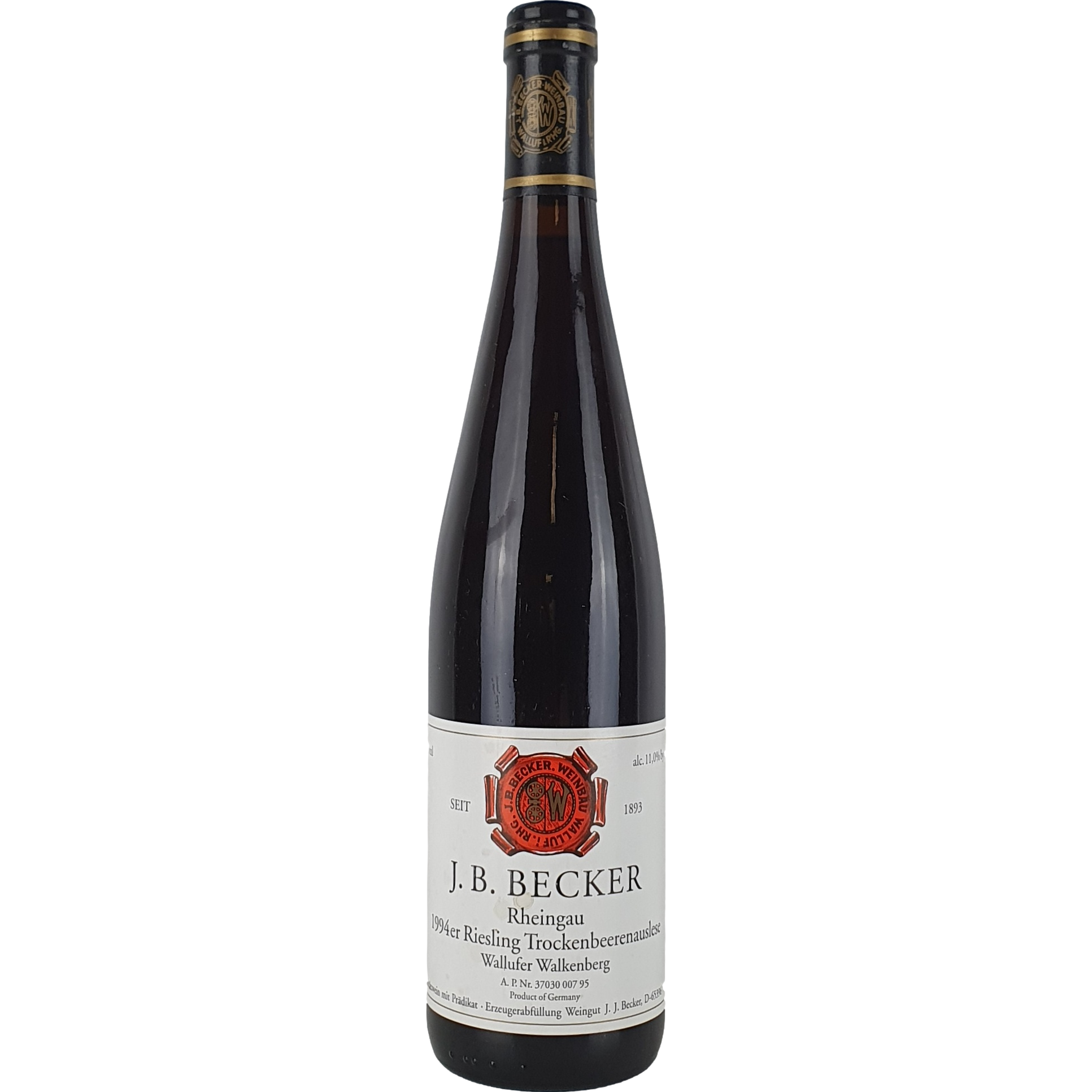 J. B. Becker - Wallufer Walkenberg Riesling Trockenbeerenauslese   1994 - 0,75 l AR000516