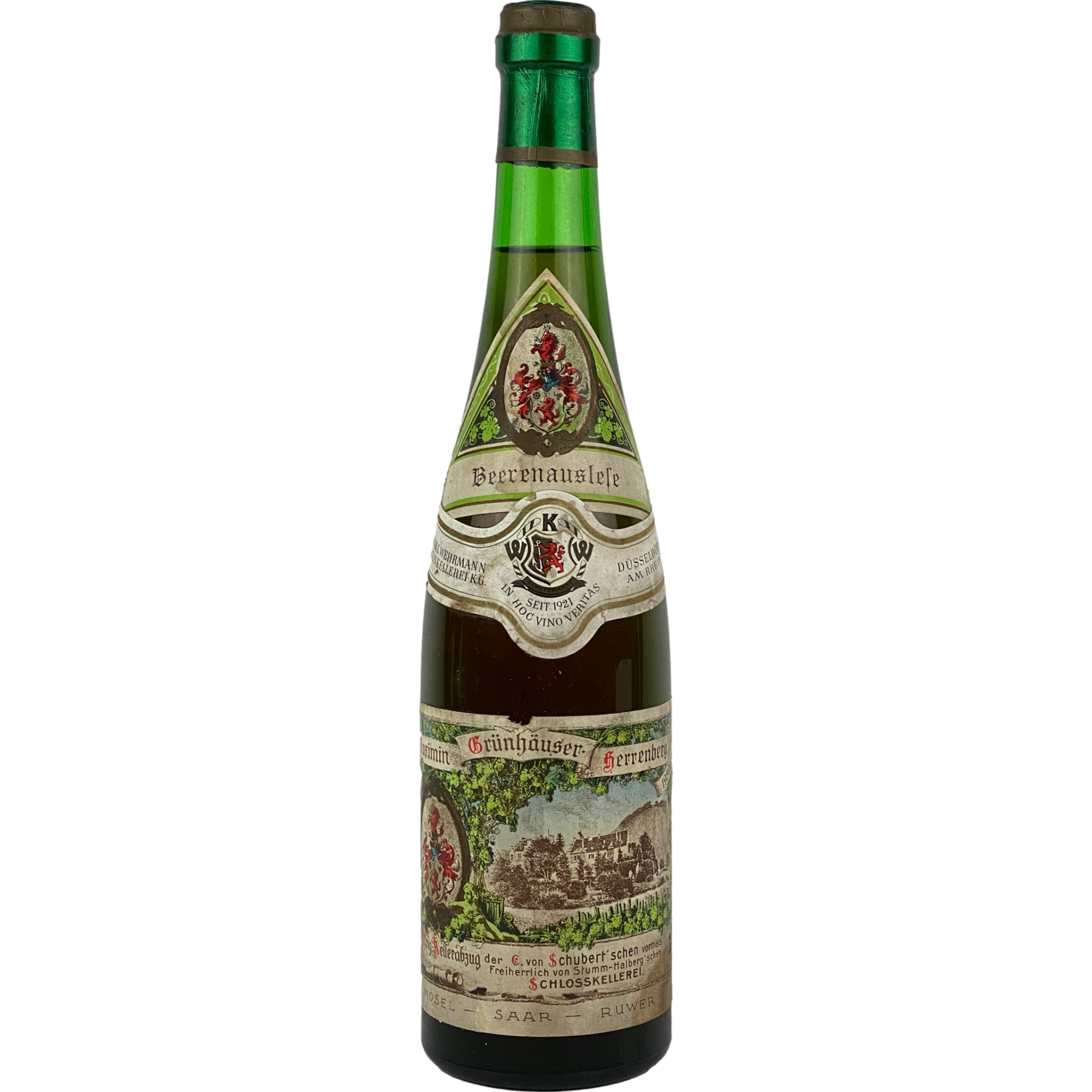 Maximin Grünhäuser (von Schubert) - Herrenberg Riesling Beerenauslese 1959 - 0,75l AR000990
