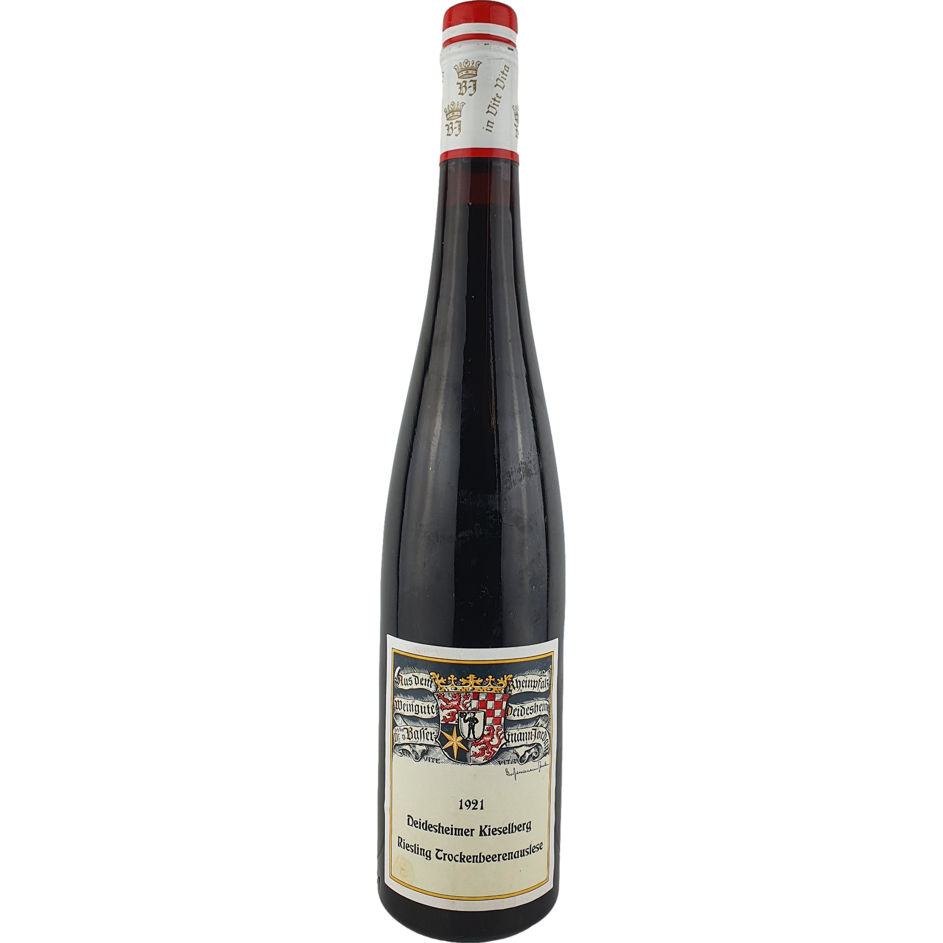 Dr. von Bassermann-Jordan - Deidesheimer Kieselberg Riesling Trockenbeerenauslese   1921 - 0,7 l AR000044