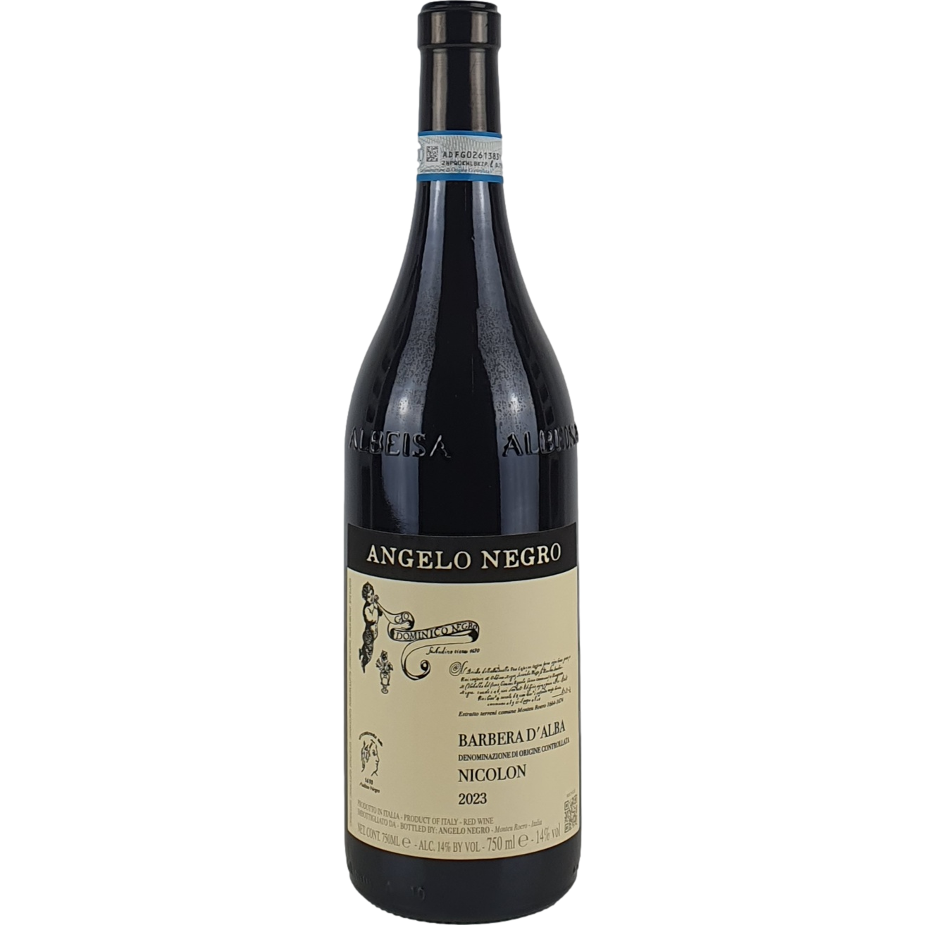 Angelo Negro Nicolon Barbera   d'Alba DOCG 2022  - 0,75l GW001218