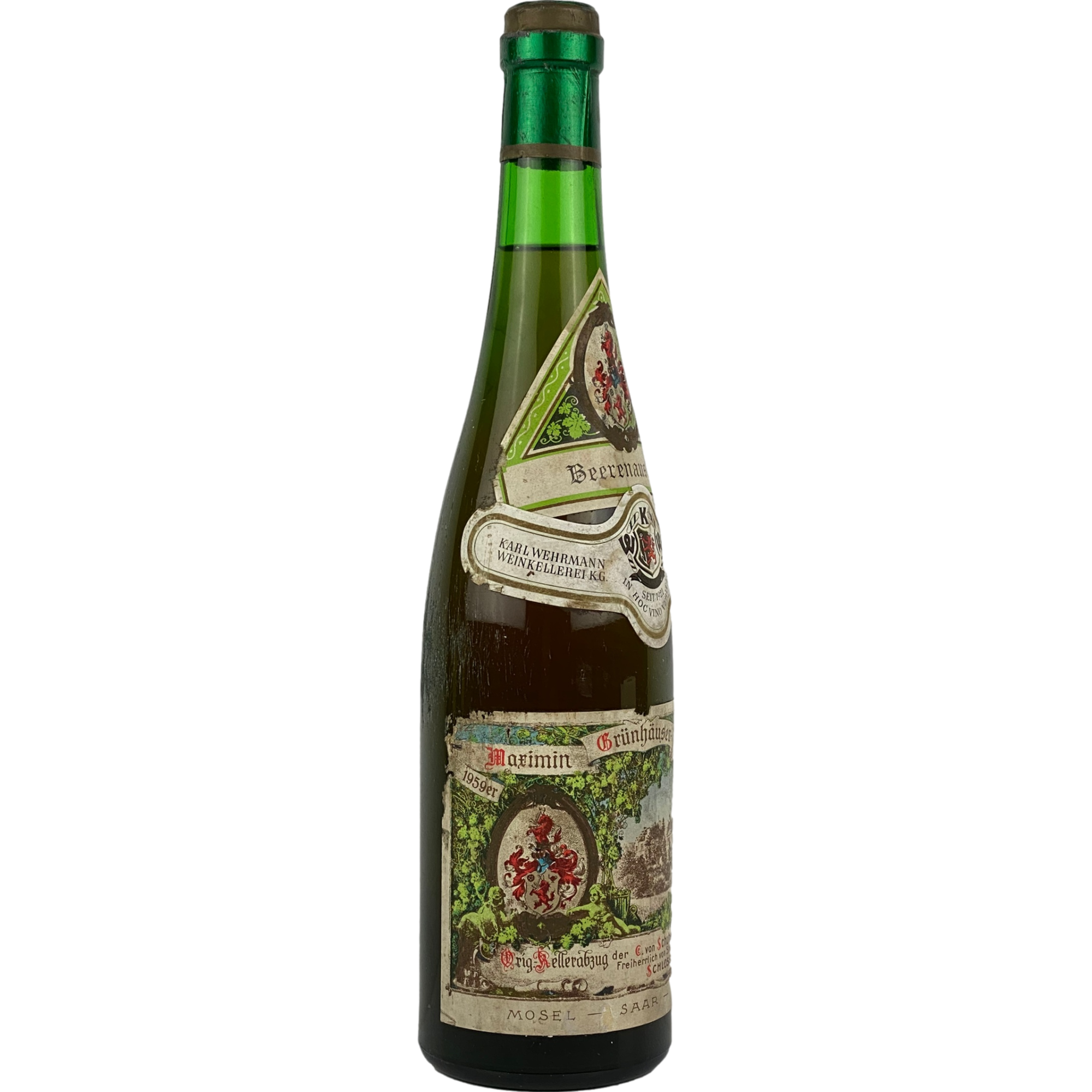Maximin Grünhäuser (von Schubert) - Herrenberg Riesling Beerenauslese 1959 - 0,75l AR000990-1