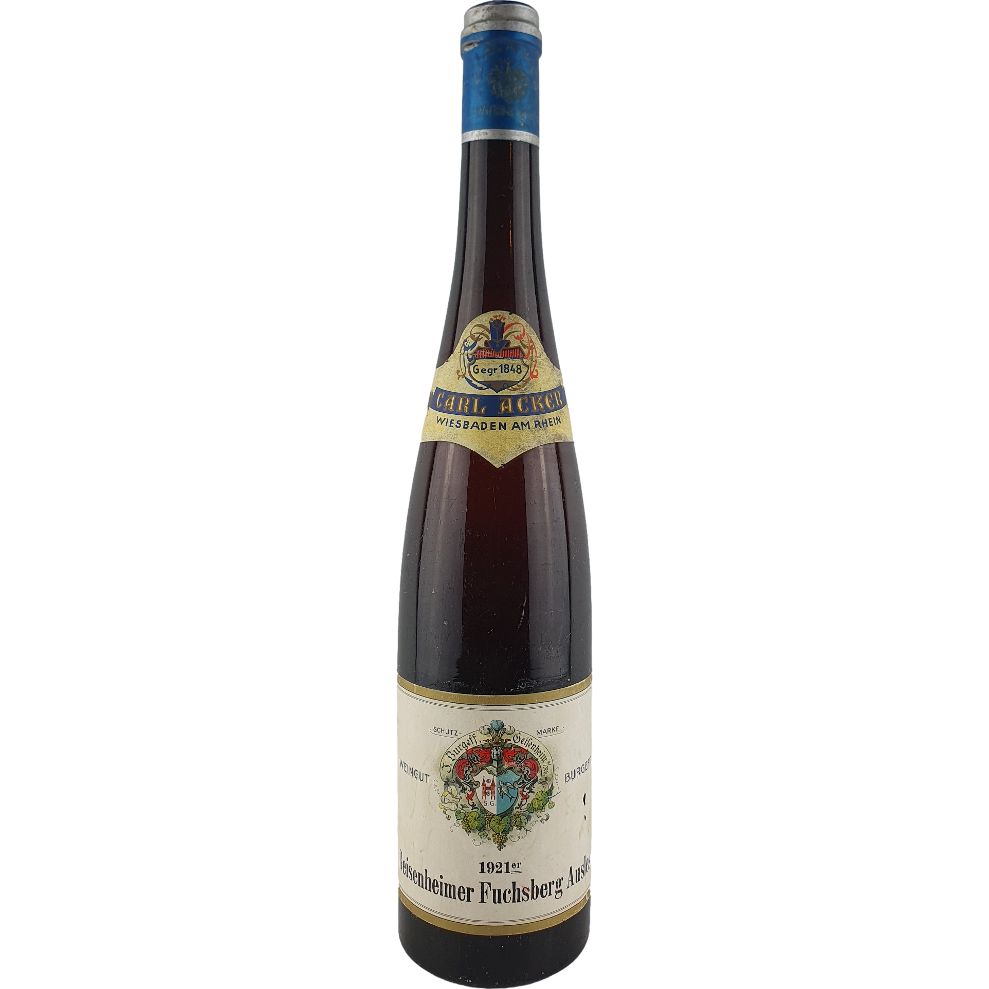 Burgeff - Geisenheimer Fuchsberg Riesling Auslese   1921 - 0,7 l AR000045