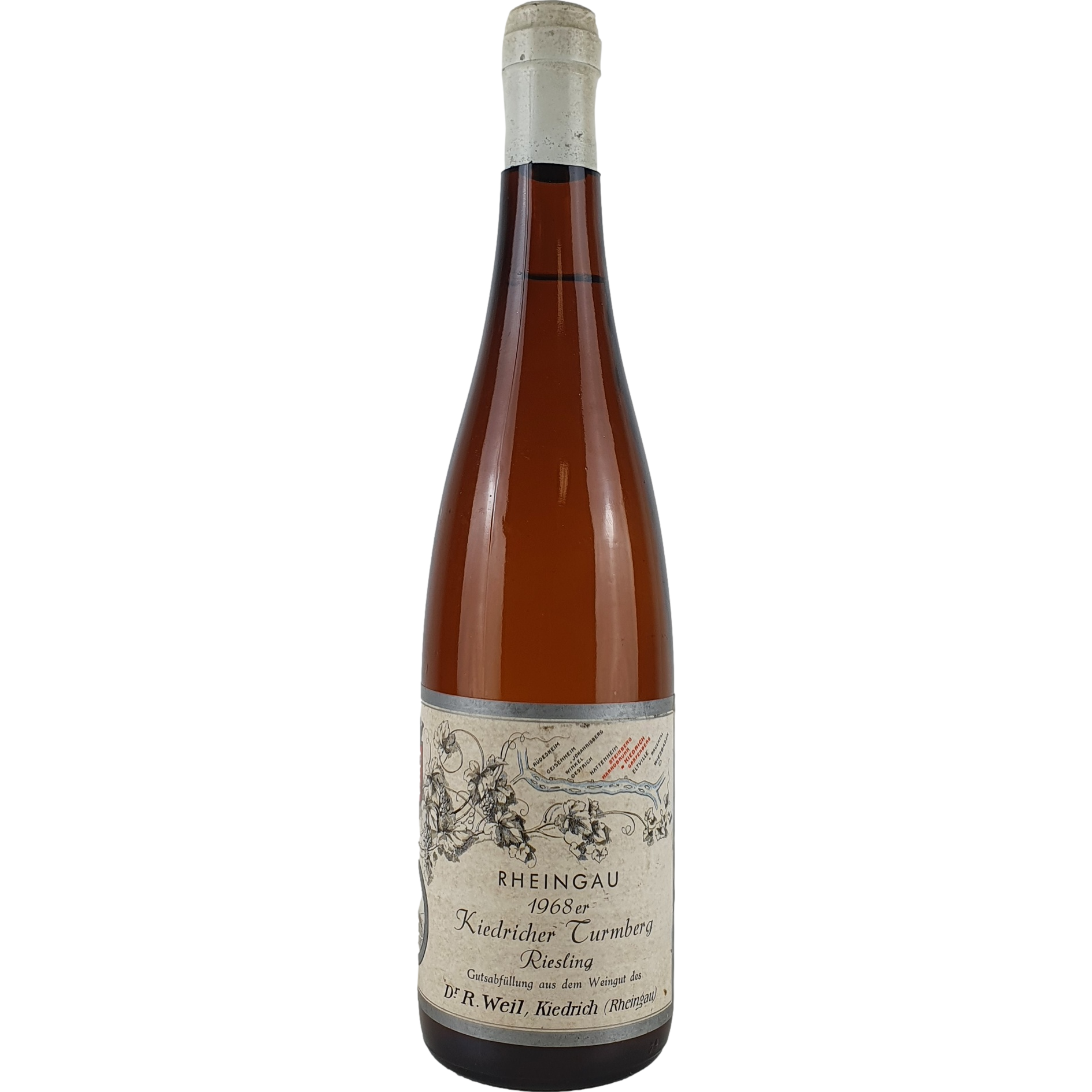 Robert Weil - Kiedricher Turmberg Riesling    1968  - 0,7 l AR000873