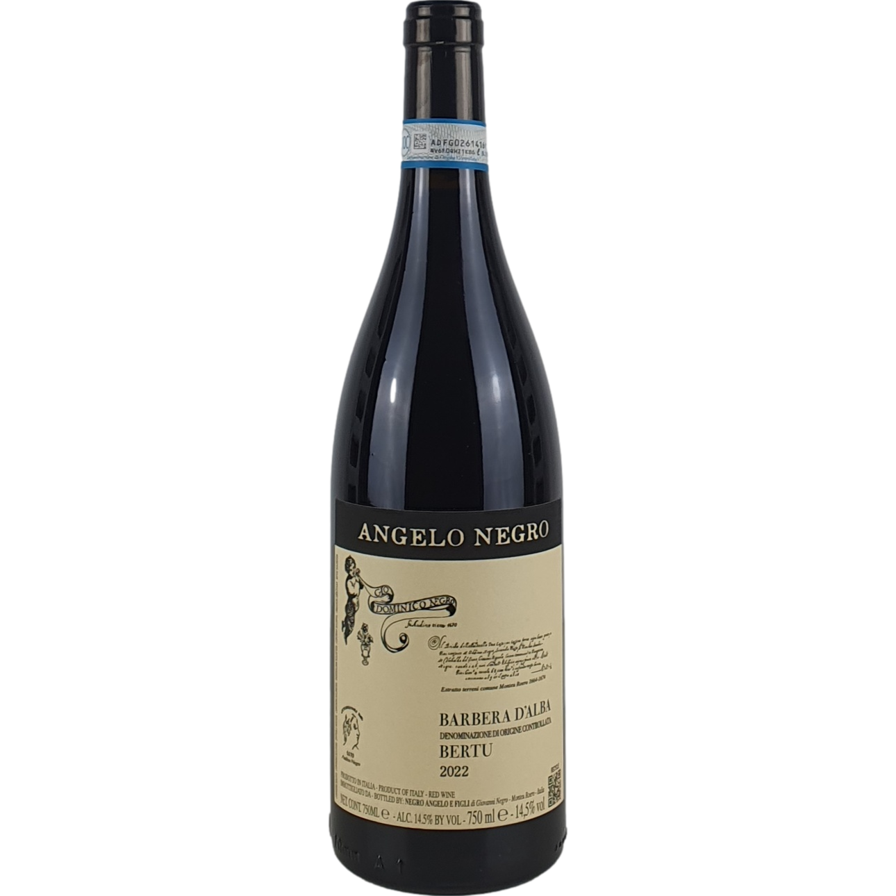 Angelo Negro Bertu Barbera   d'Alba DOCG 2022  - 0,75l GW001219