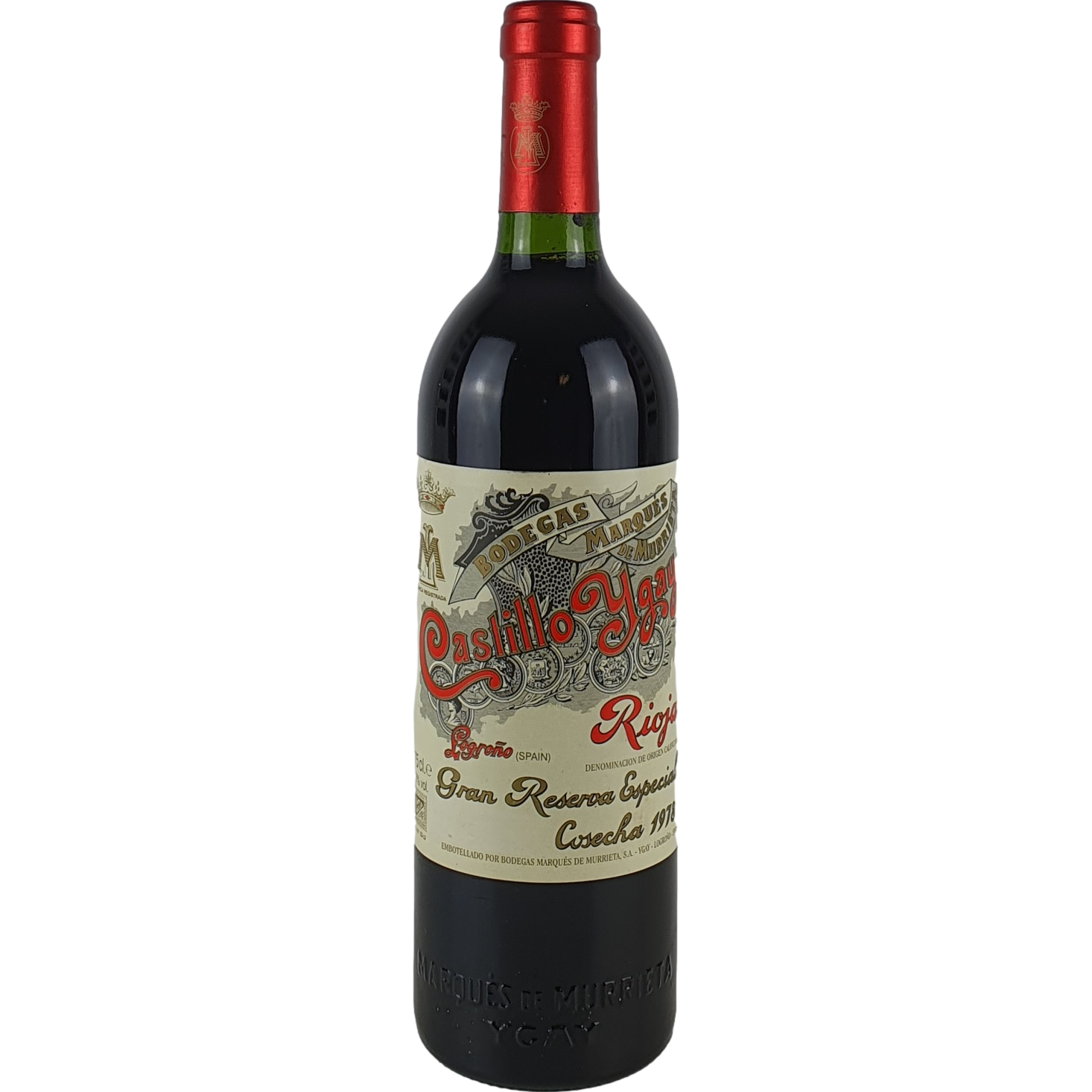 Marques de Murrieta Castillo Ygay    Gran Reserva Especial  1978  - 0,75l GW001099