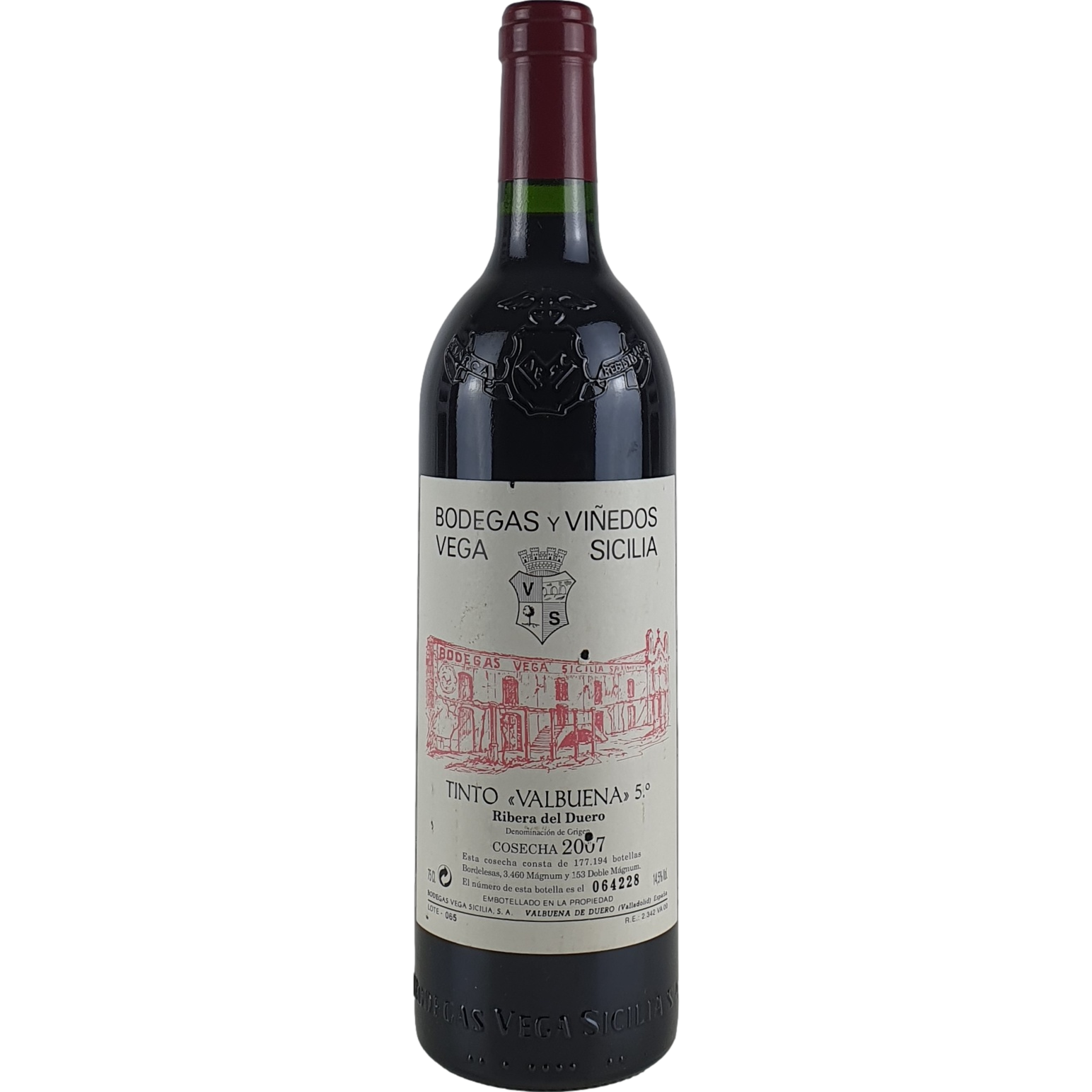 Vega Sicilia Tinto Valbuena 5      2007  - 0,75l GW000936
