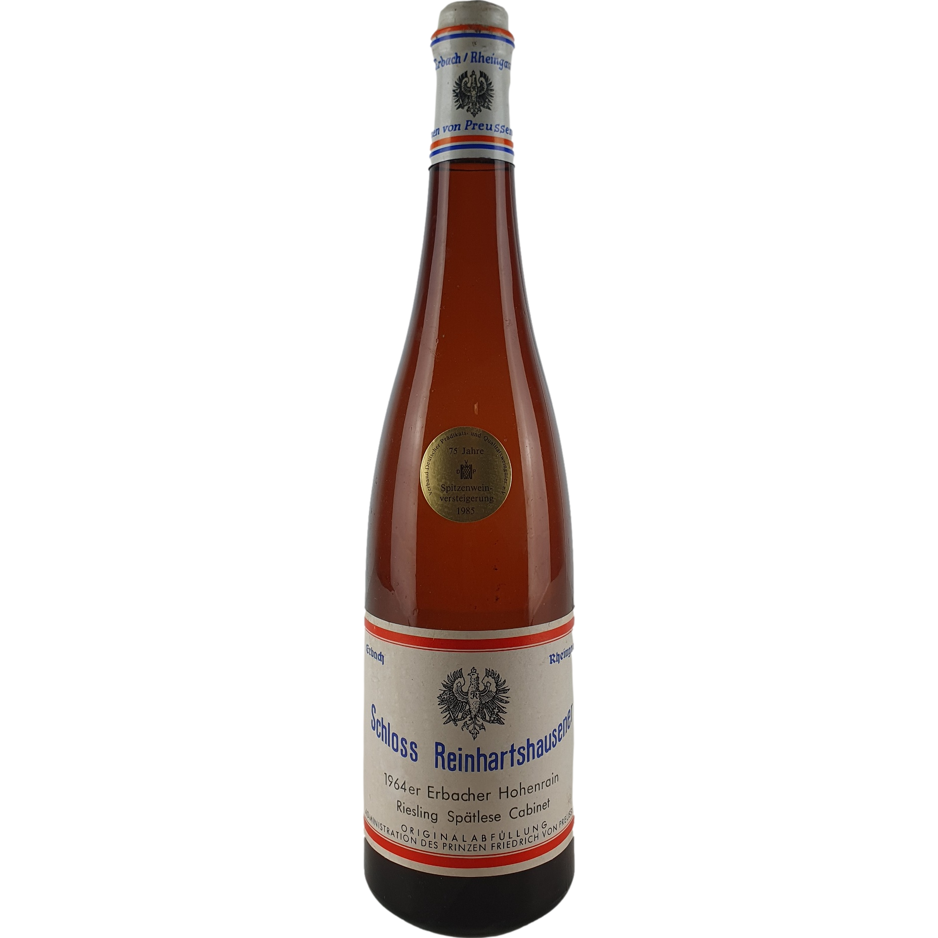 Schloss Reinhartshausen - Erbacher Hohenrain Riesling Spätlese Cabinet Versteigerung  1964 'ex Chateau 2018' - 0,7 l AR000281