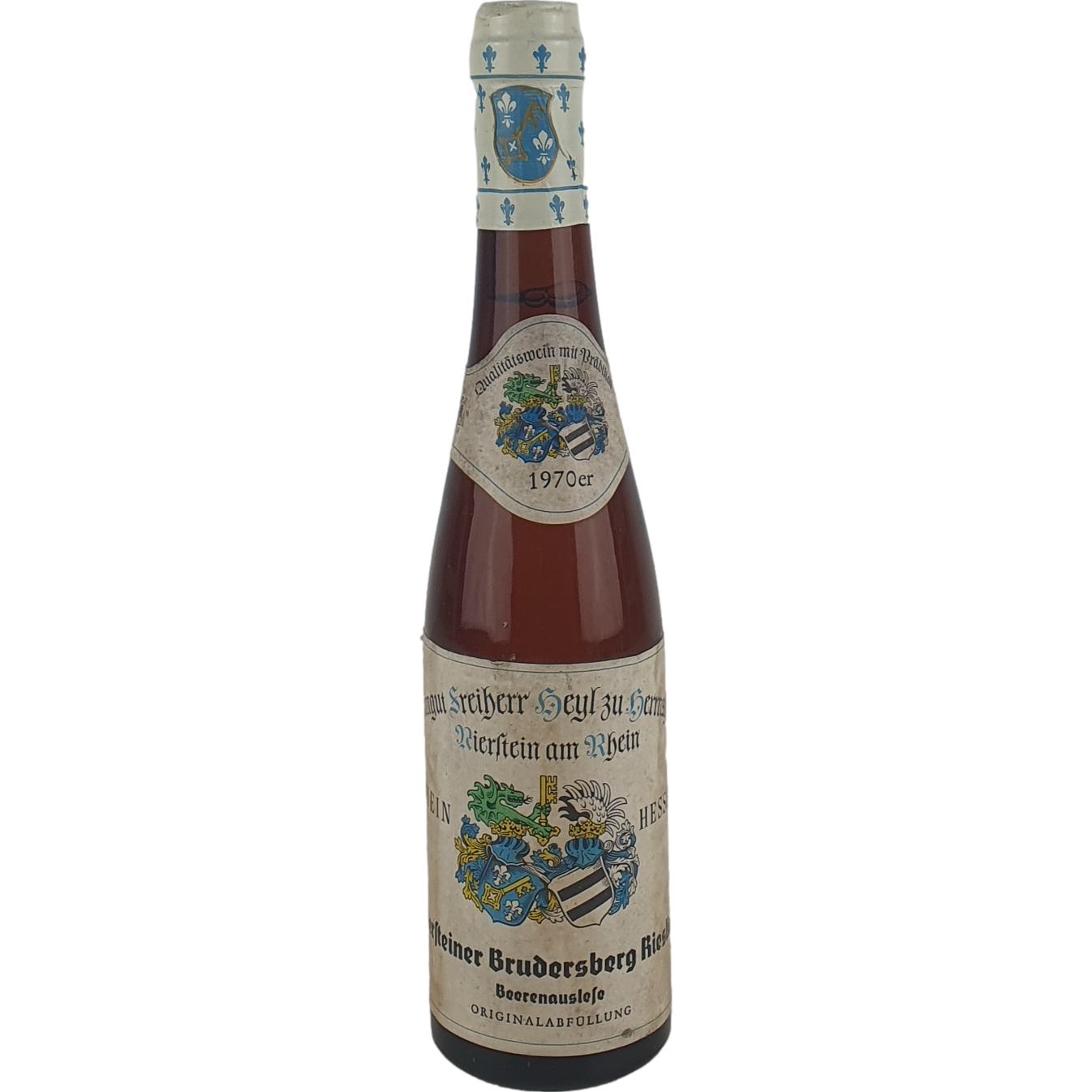 Freiherr Heyl zu Herrnsheim - Niersteiner Brudersberg Riesling Beerenauslese    1970  - 0,35l AR001101