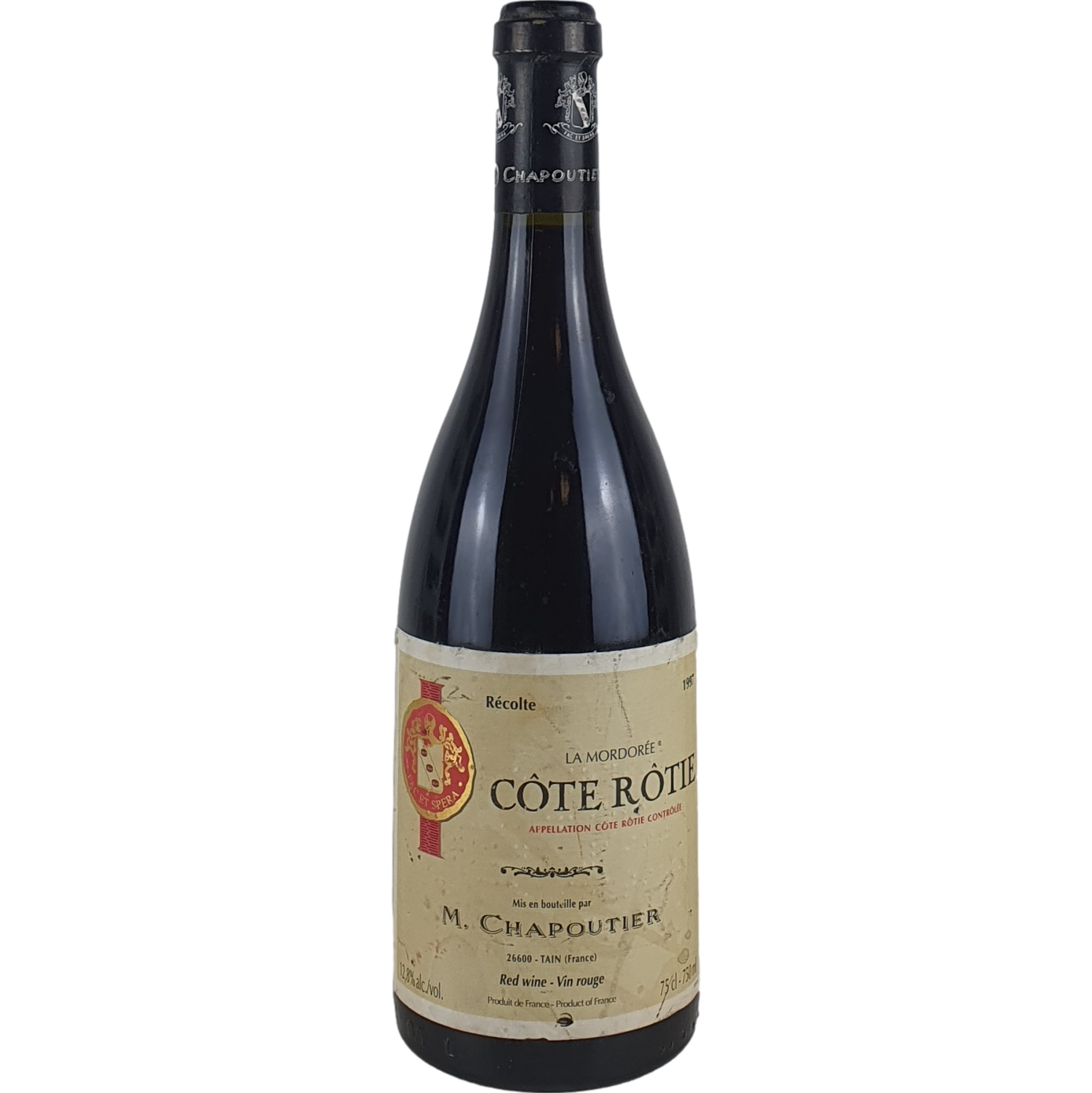 M. Chapoutier La Mordoree   Cote Rotie    1997 - 0,75l GW000818