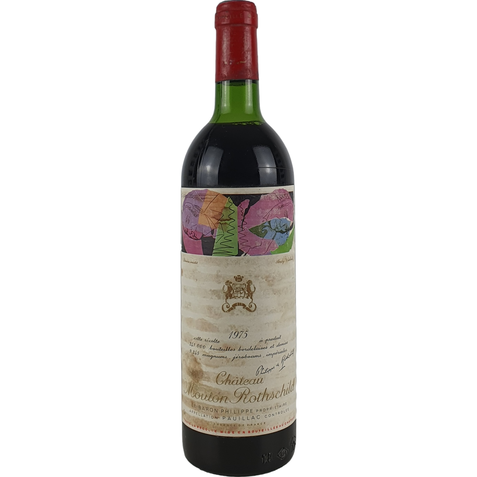 Chateau Mouton Rothschild (bad filling) 1978 - 0,75l | GW001091 Chateau Mouton Rothschild (bad filling) 1978 - 0,75l | GW001091